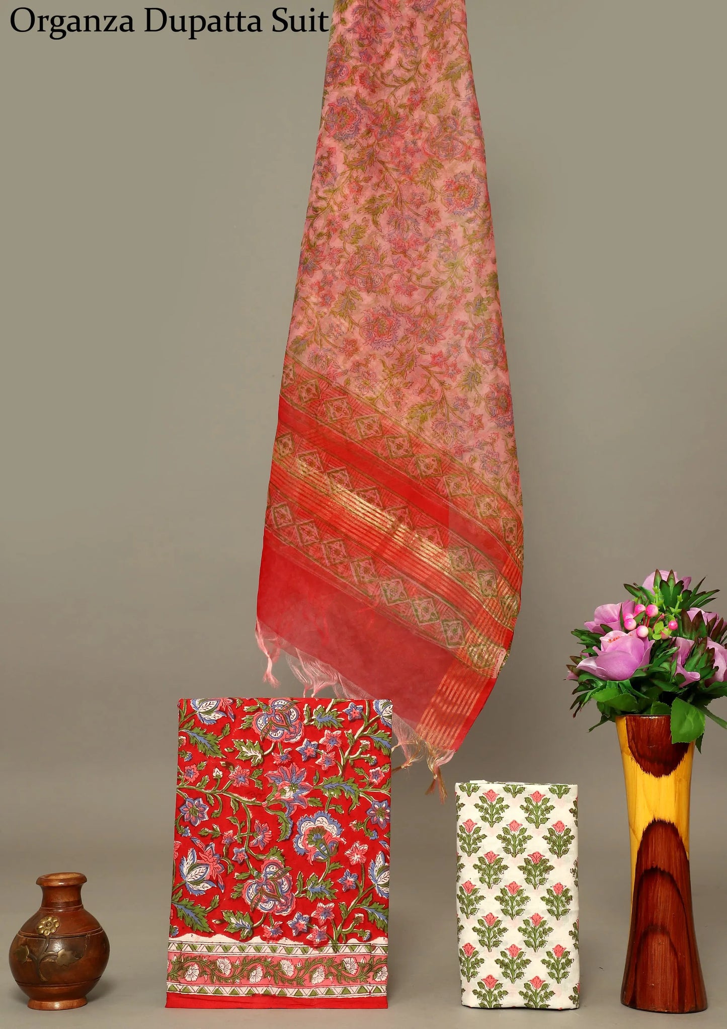 Special Organza Duptta Cotton suits