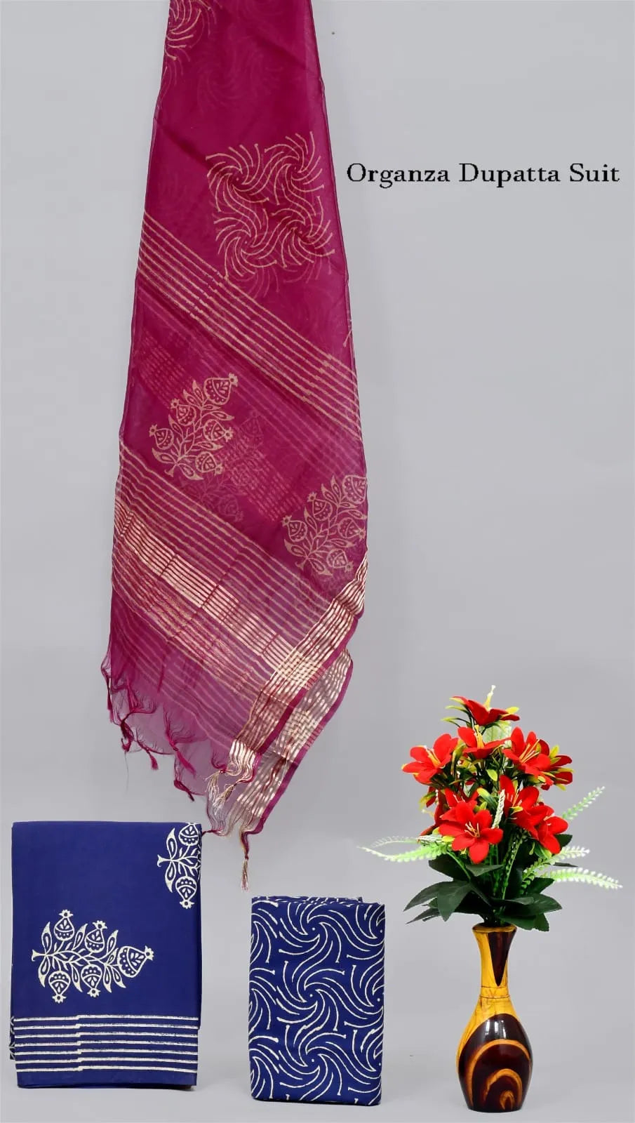 Special Organza Duptta Cotton suits