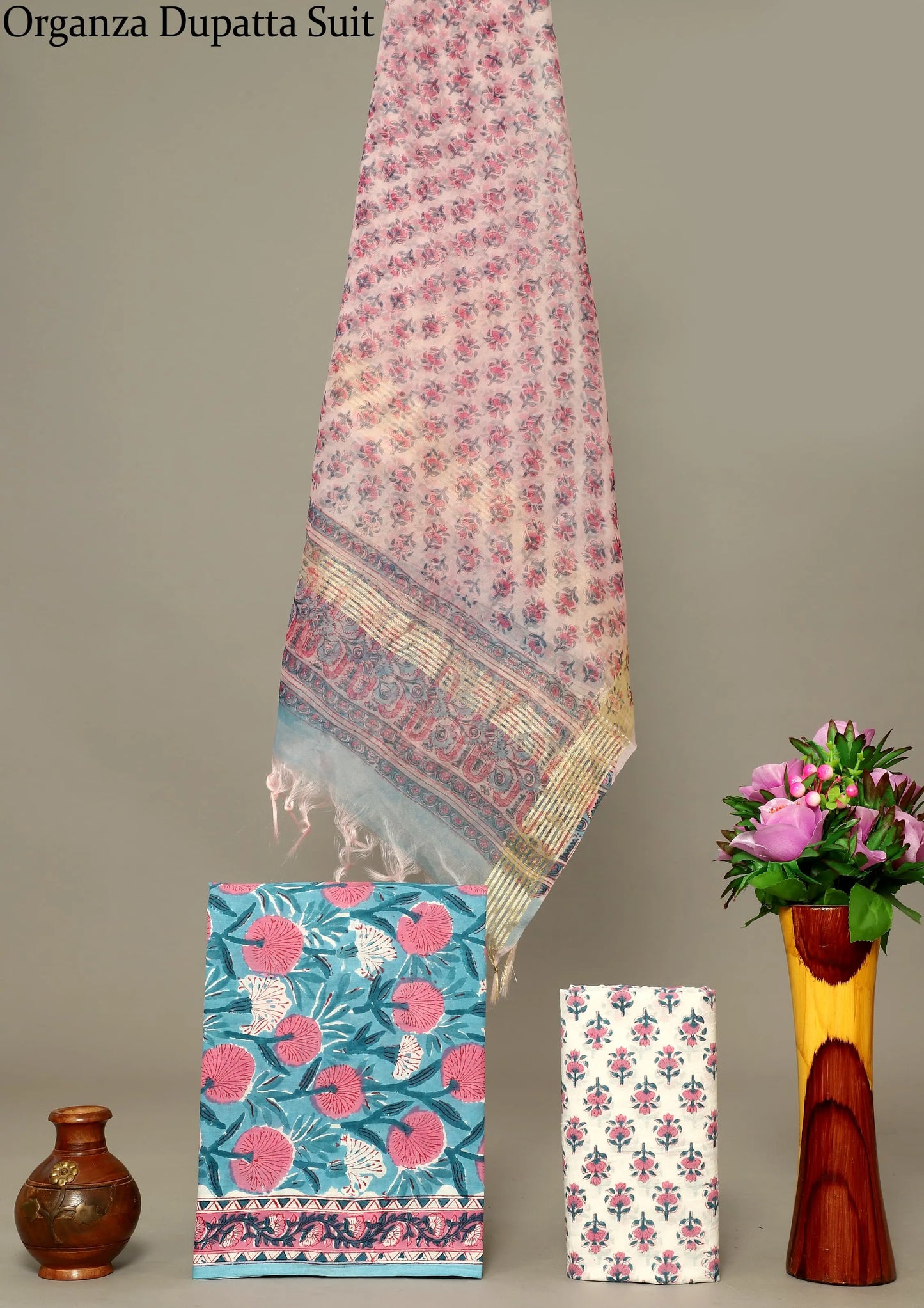 Special Organza Duptta Cotton suits