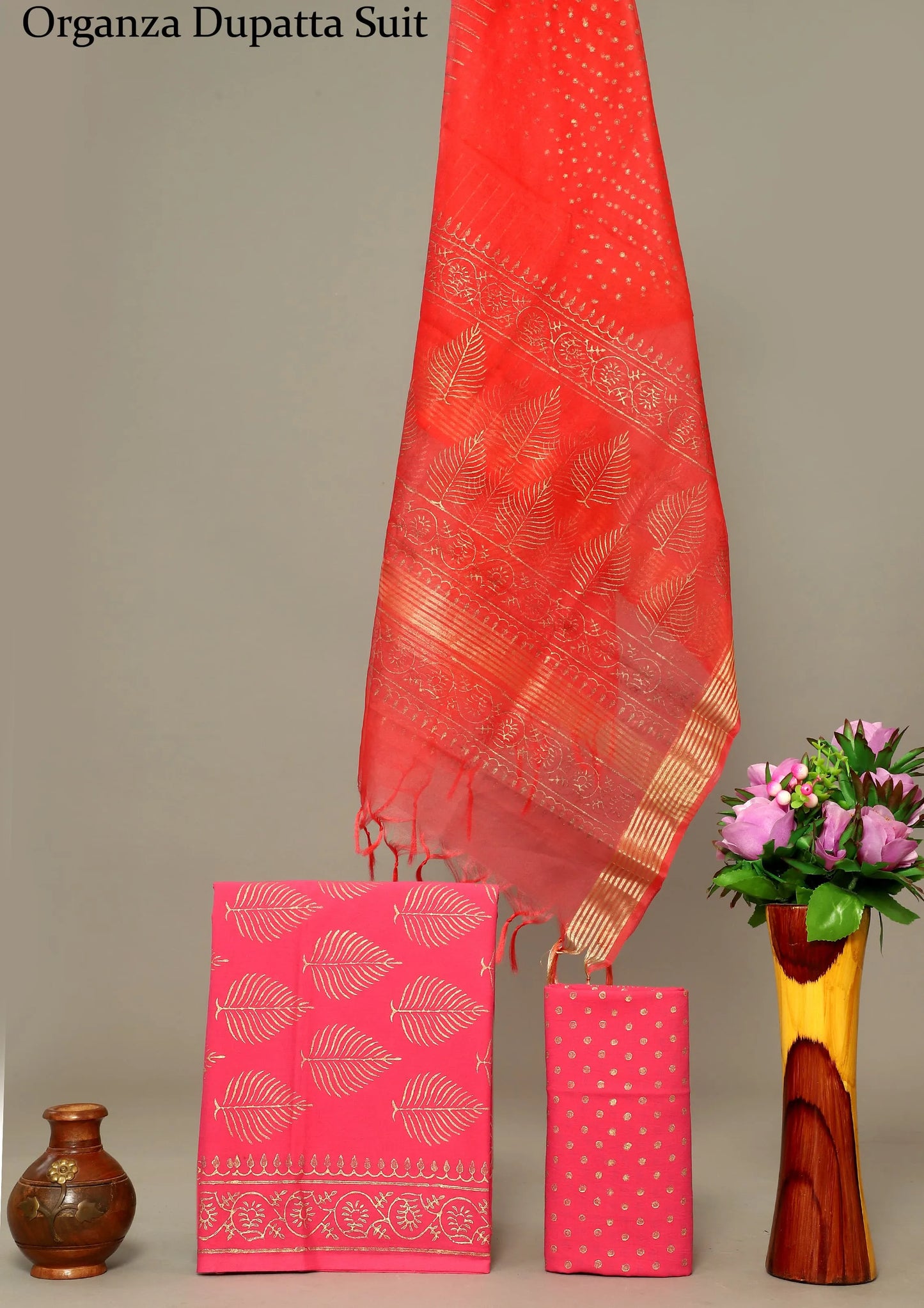 Special Organza Duptta Cotton suits