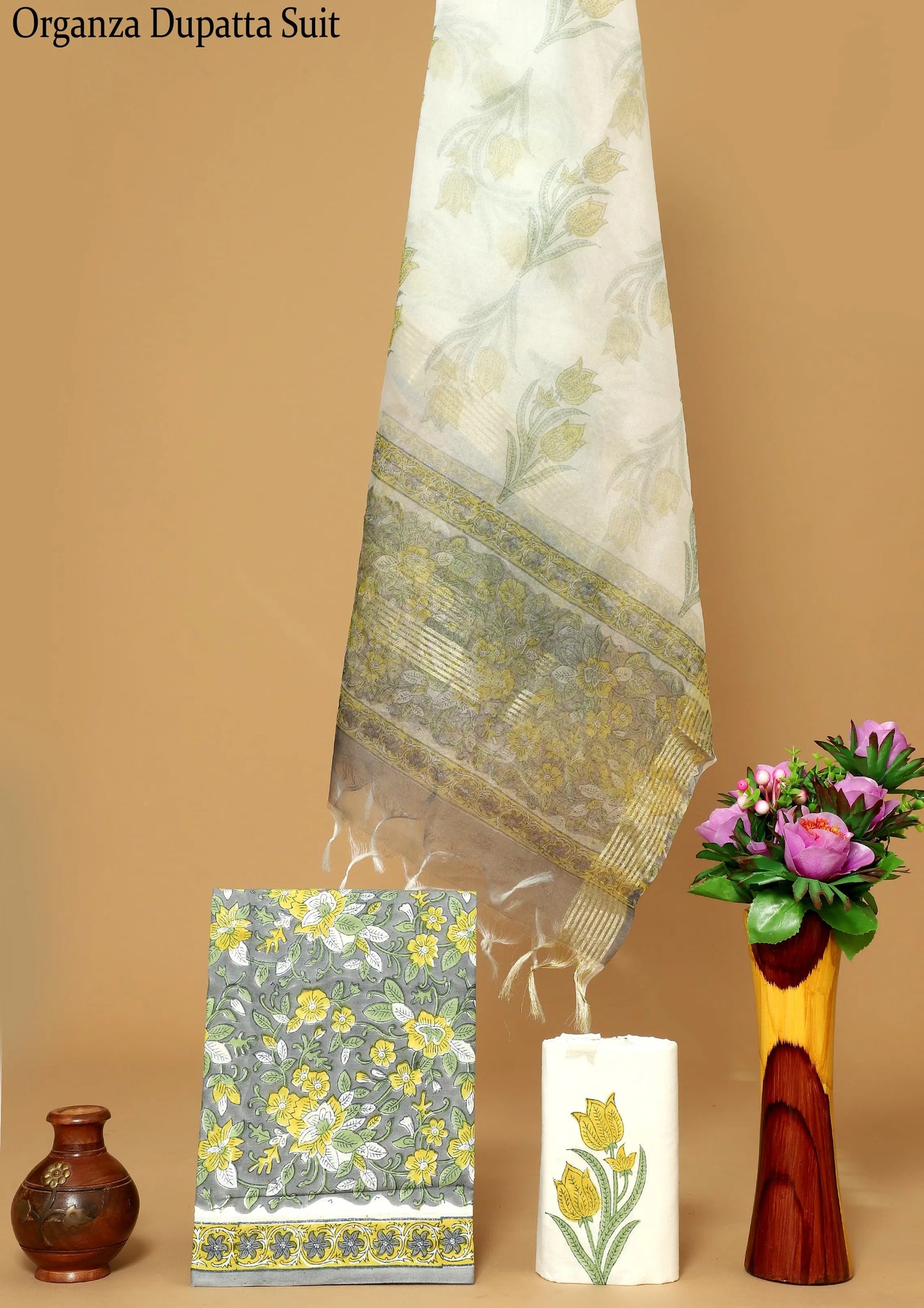 Special Organza Duptta Cotton suits