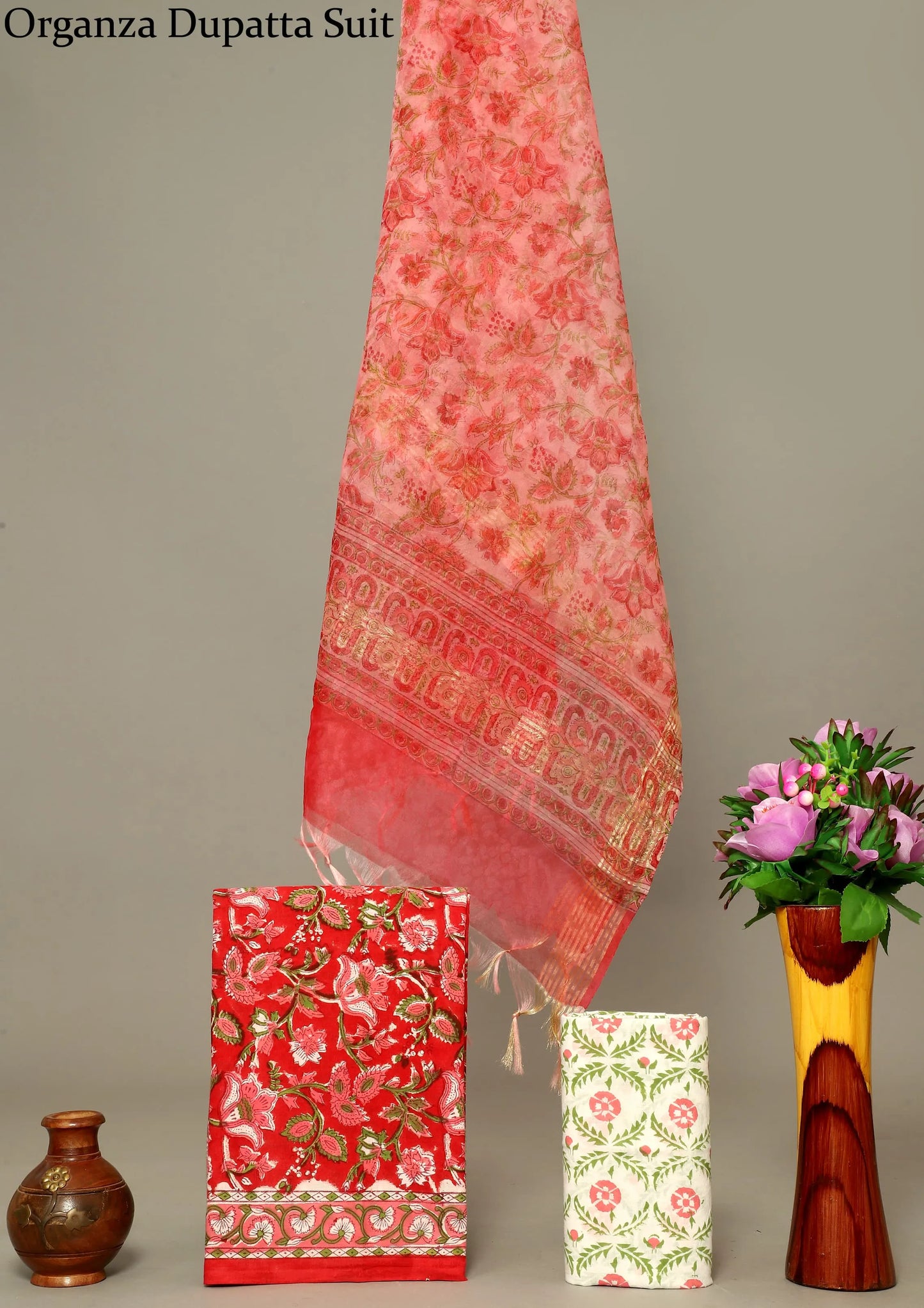 Special Organza Duptta Cotton suits