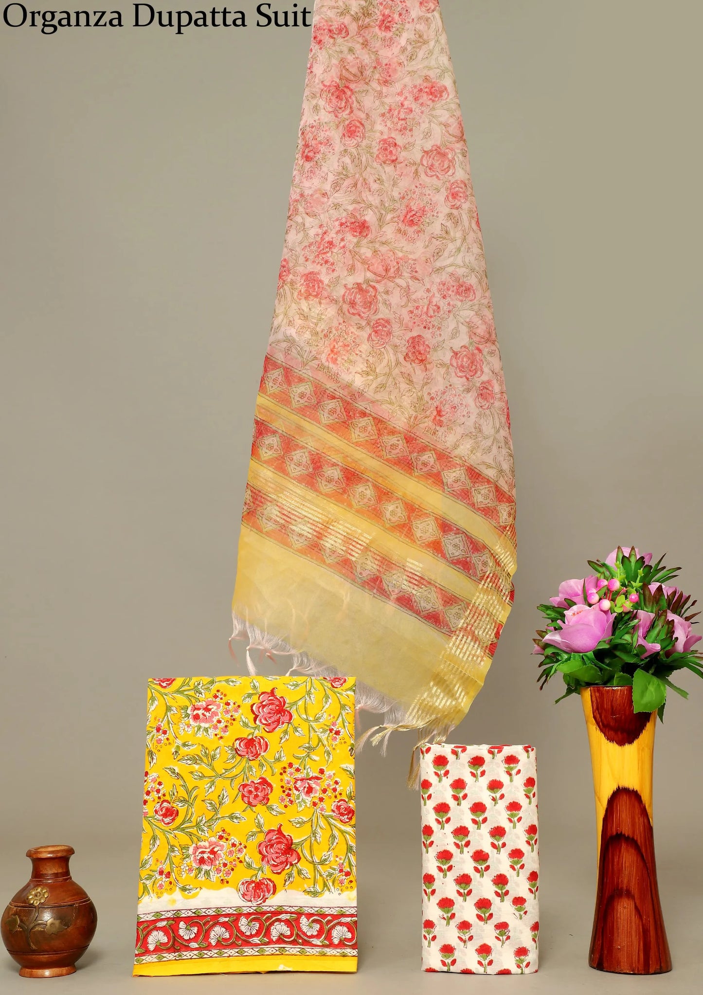 Special Organza Duptta Cotton suits