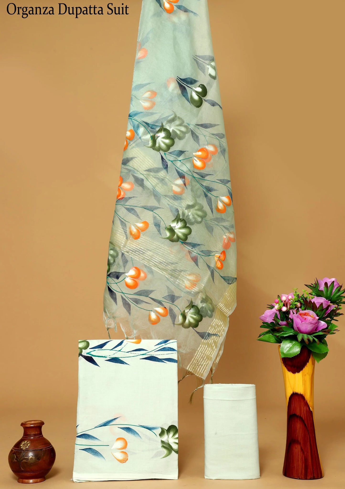 Special Organza Duptta Cotton suits