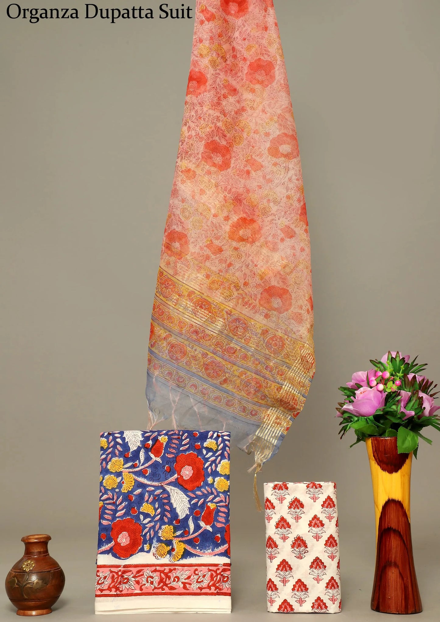 Special Organza Duptta Cotton suits