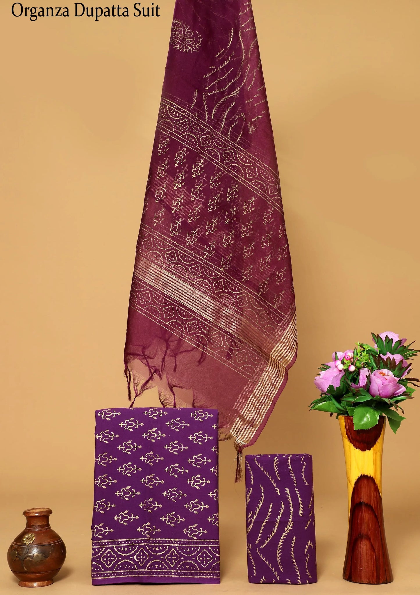 Special Organza Duptta Cotton suits