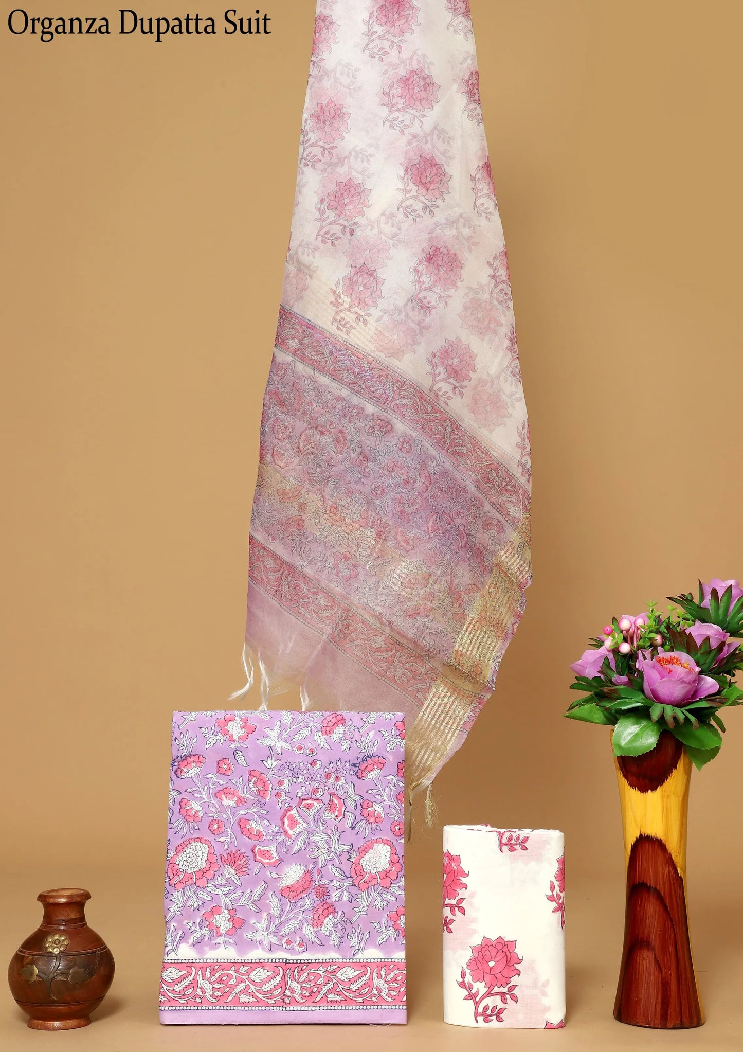 Special Organza Duptta Cotton suits