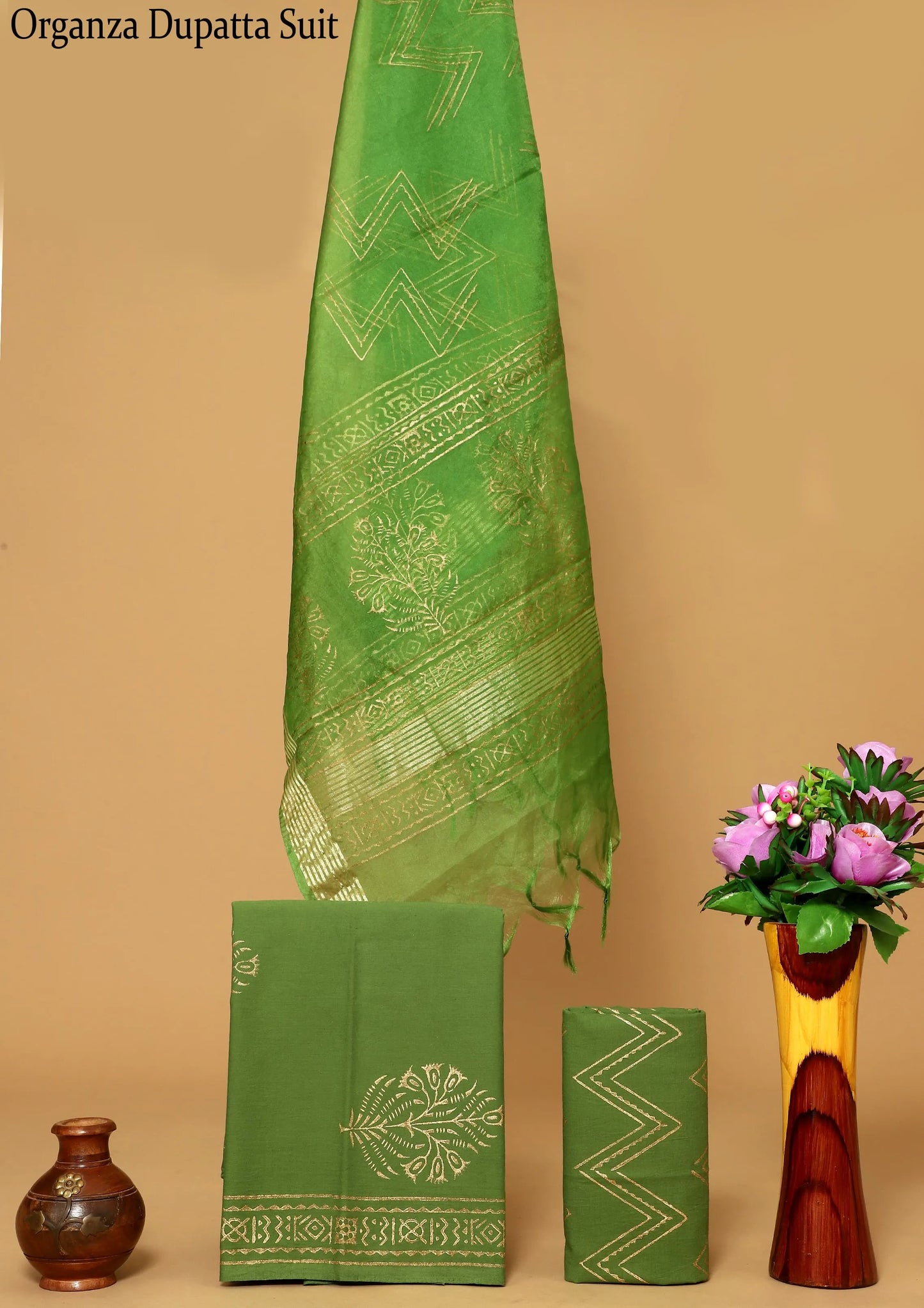 Special Organza Duptta Cotton suits