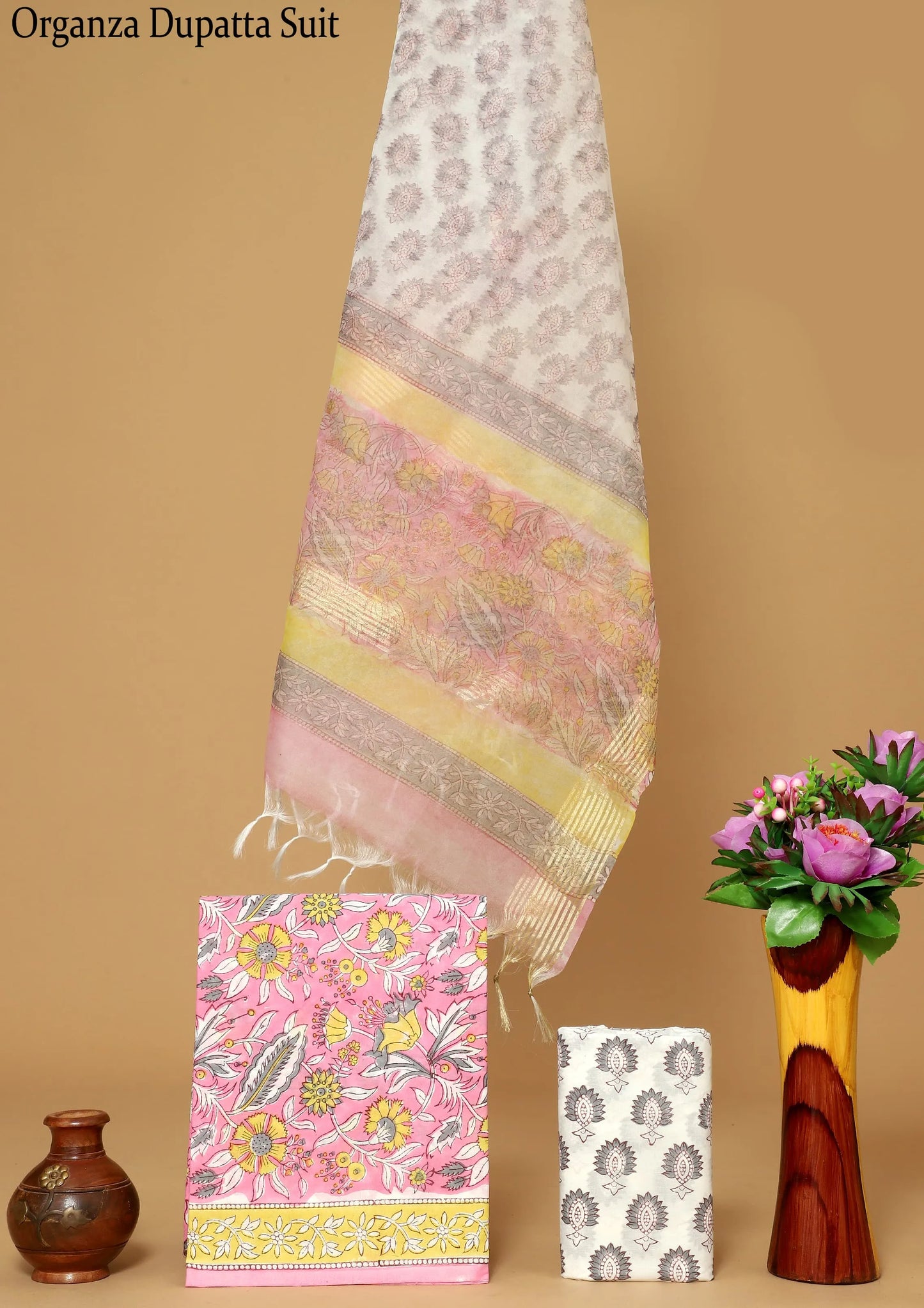 Special Organza Duptta Cotton suits