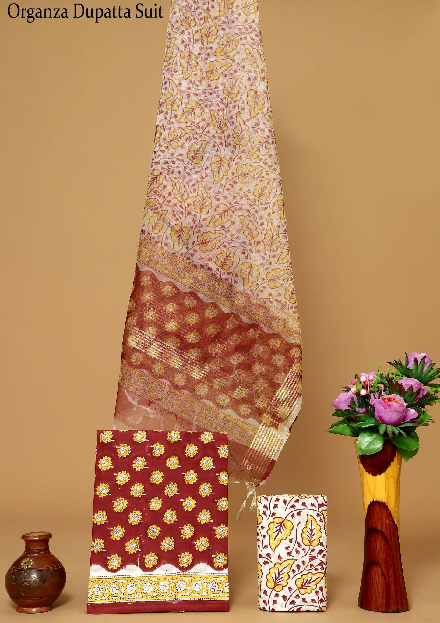 Special Organza Duptta Cotton suits