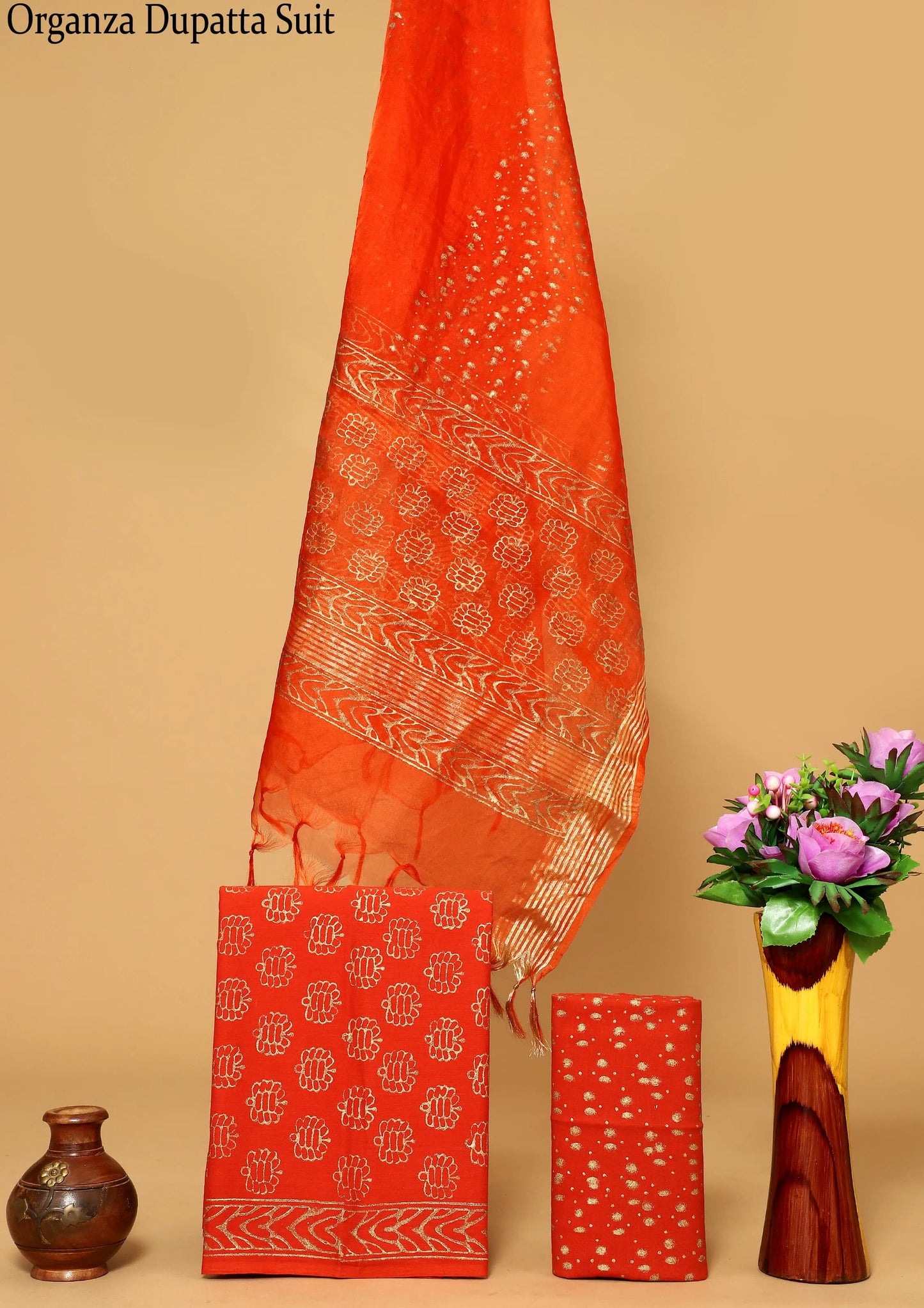 Special Organza Duptta Cotton suits