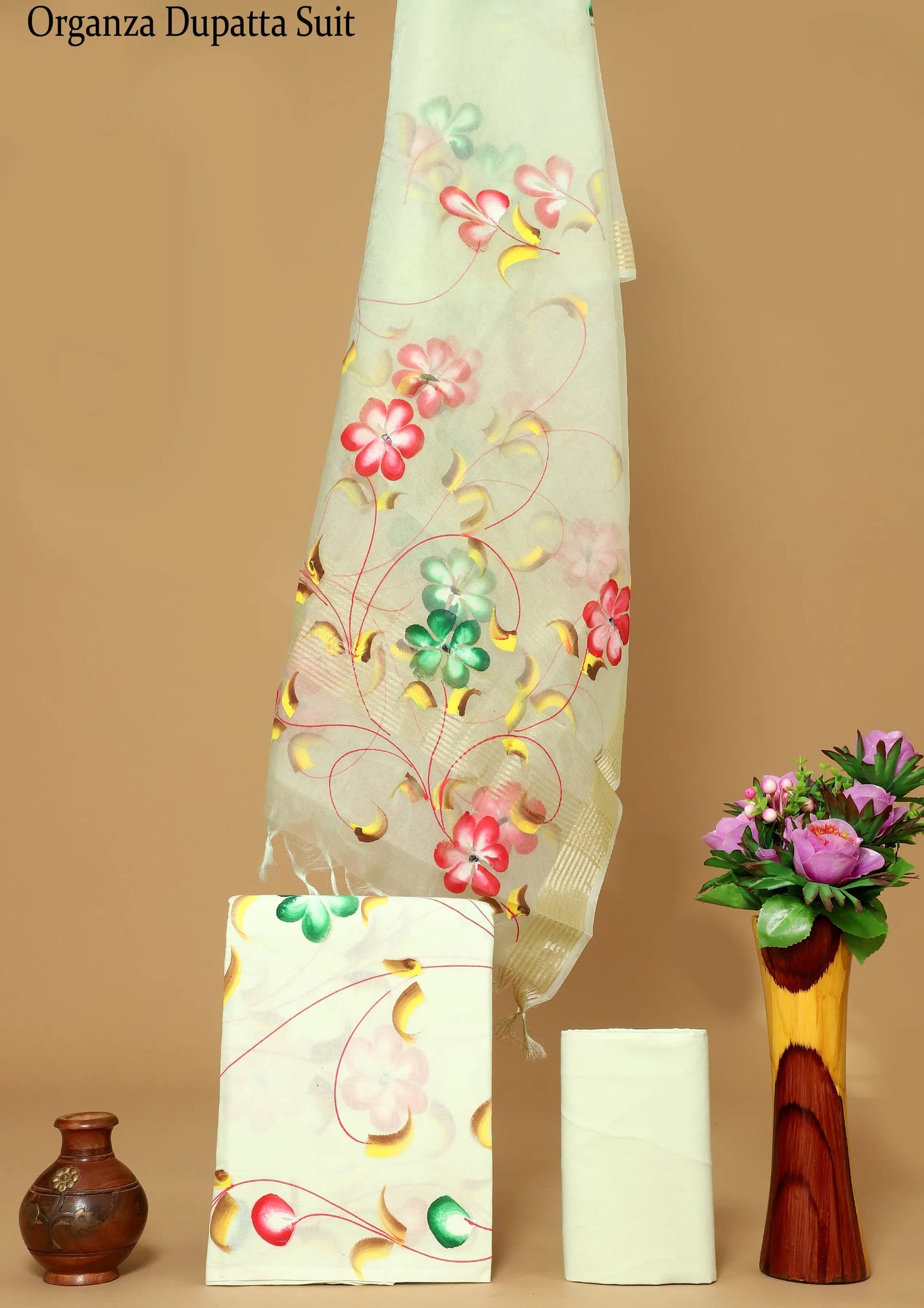 Special Organza Duptta Cotton suits