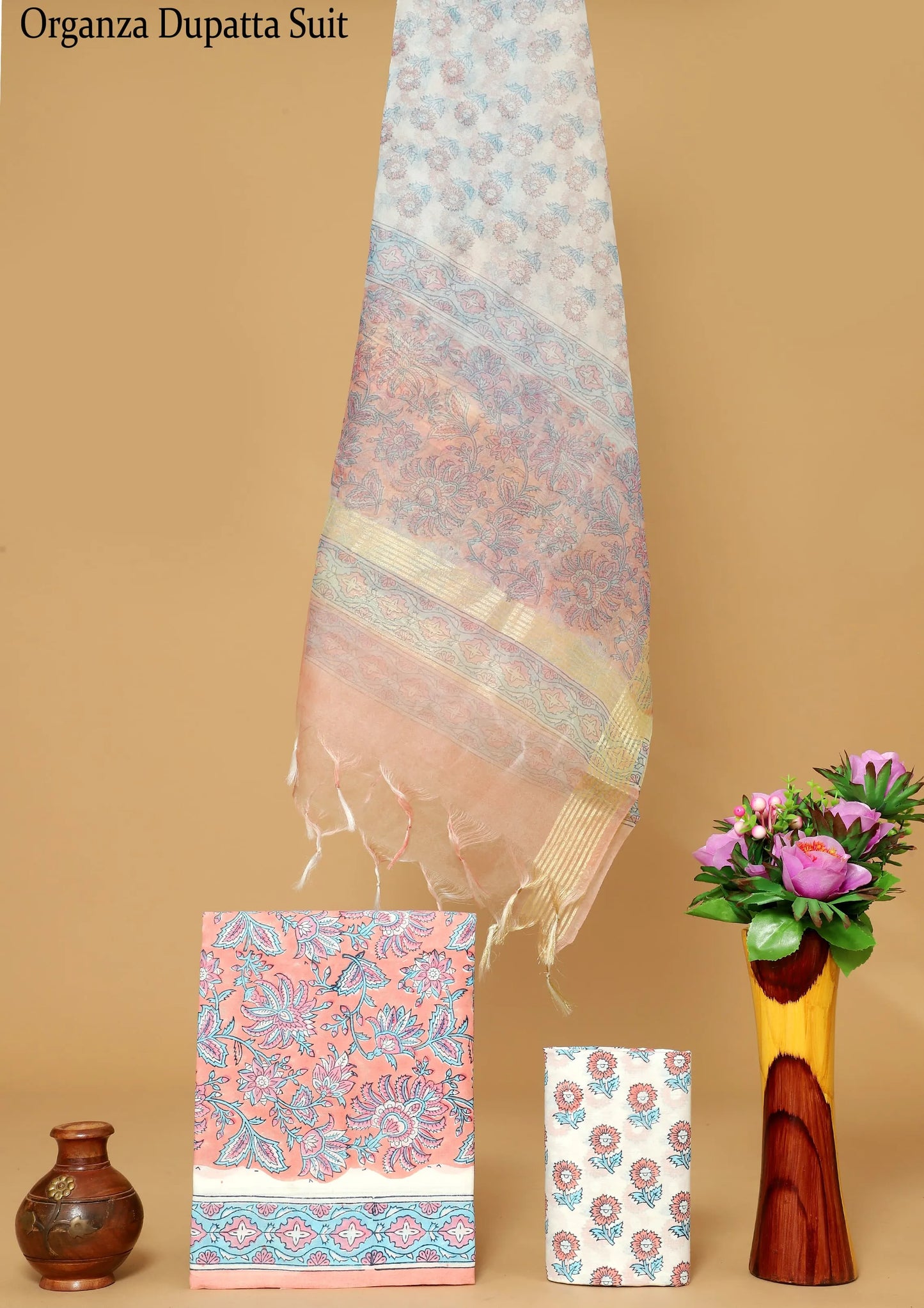 Special Organza Duptta Cotton suits