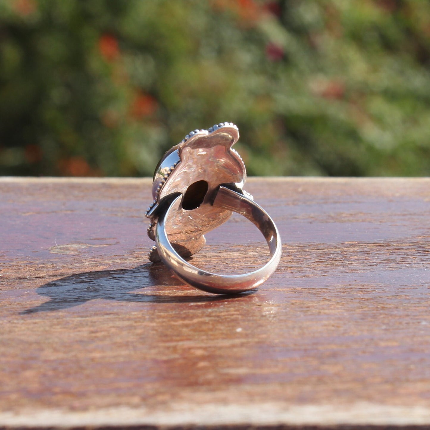 Boho Statement Ring -tiger eye Stone Sterling Silver Ring - Hand Crafted Bohemian Ring - Bohemian tiger eye stone Ring - Rings - Gift for