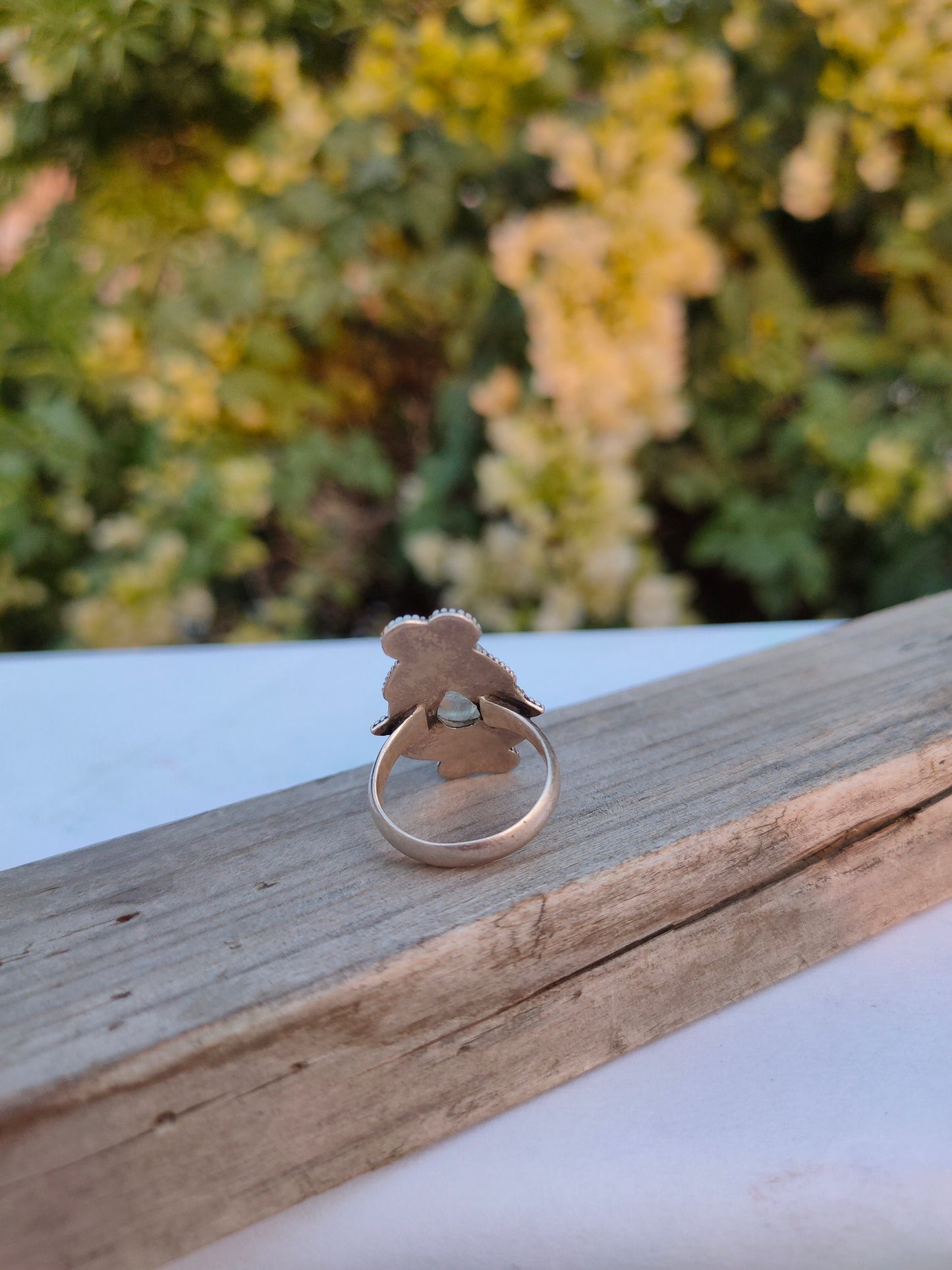 Boho Statement Ring | Rainbow Moonstone Sterling Silver Ring | Hand Crafted Bohemian Ring | Rainbow Moonstone Ring | Rings for Gift