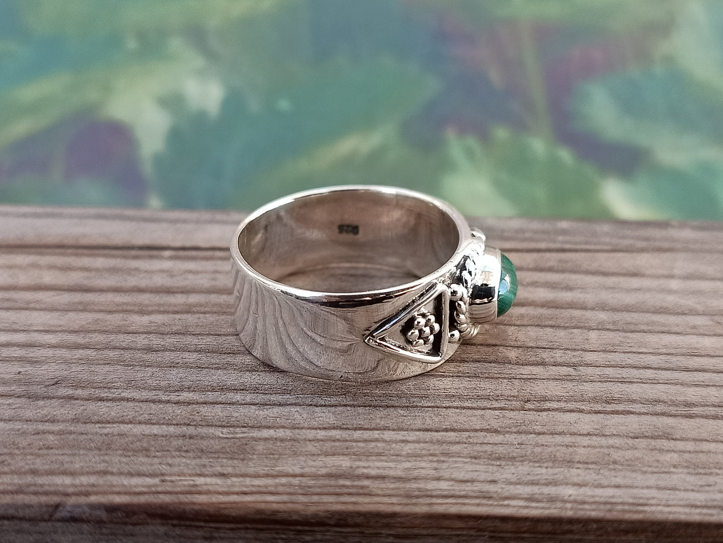 minimalist malacyte ring# summer jewelry# summer gift# trendy jewelry# beach jewelry# gift for her# malacyte band# silver band# spinner ring