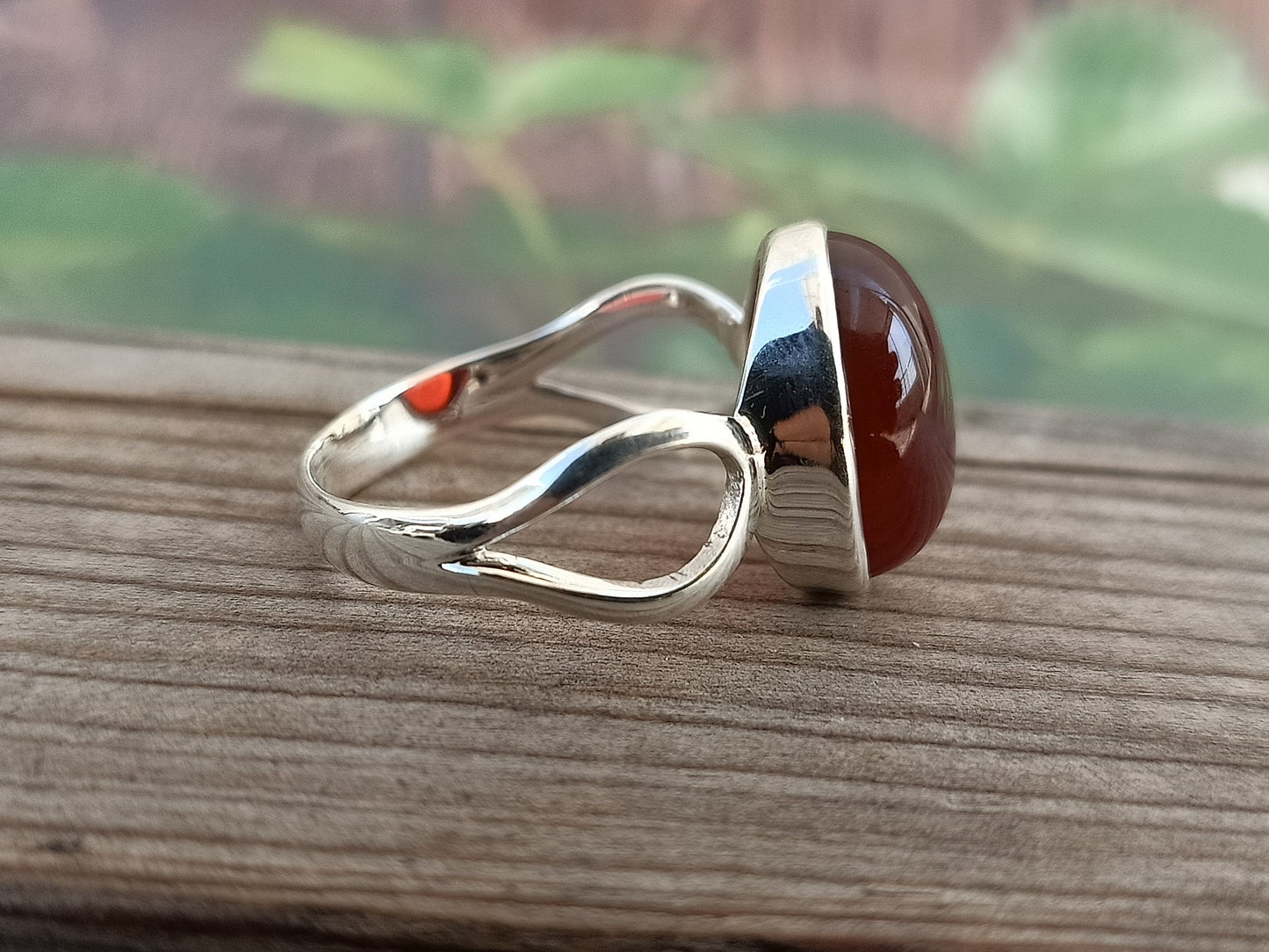 Gorgeous Boho Ring | Red Onyx Sterling Silver Ring | Handmade Ring | Boho Ring | Red Onyx Ring | Boho Jewelry | Rings for Gift - Red Onyx