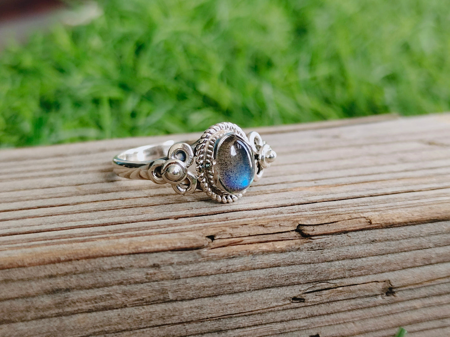 Boho Statement Ring | Labradorite Sterling Silver Ring | Hand Crafted Bohemian Ring | Boho Ring | Labradorite Ring | Rings for Gift