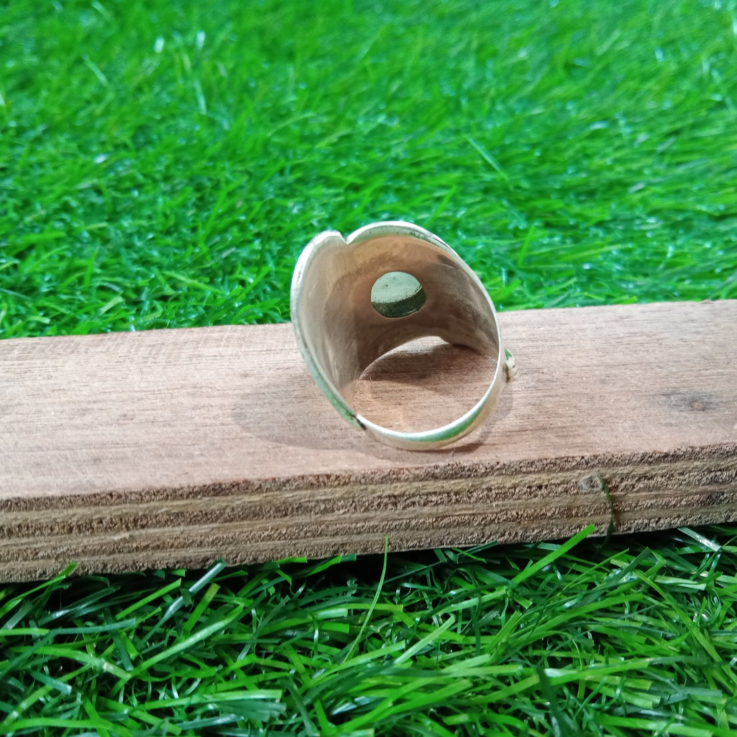 Natural Prehnite 925 Sterling Silver Boho Ring - Boho Statement Ring -Hand Crafted Bohemian Ring-Prehnite Stone-Gift for Women-Free shipping