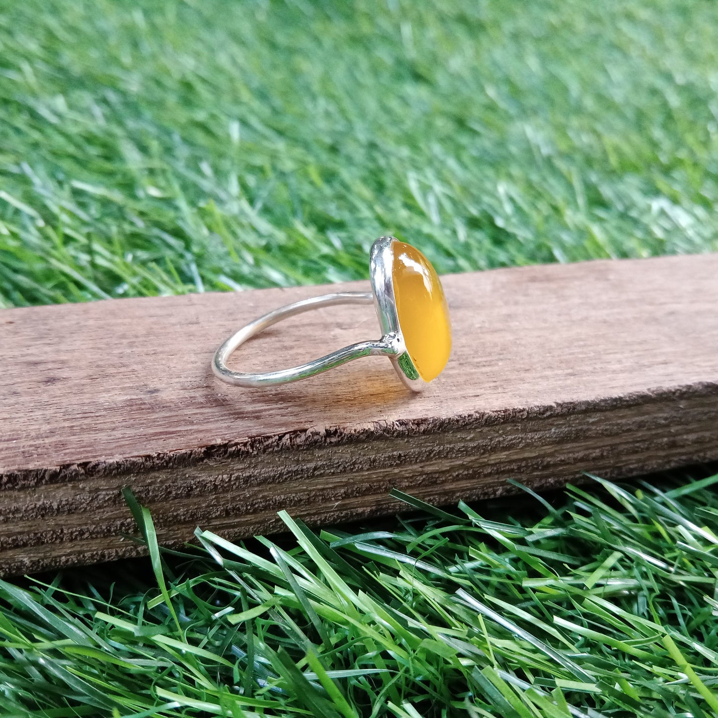 Mango Calcy 925 Sterling Silver Ring - Boho Ring - Hand Crafted Bohemian Ring - 925 Sterling Silver Ring - Mango Calcy Ring - Gift for her