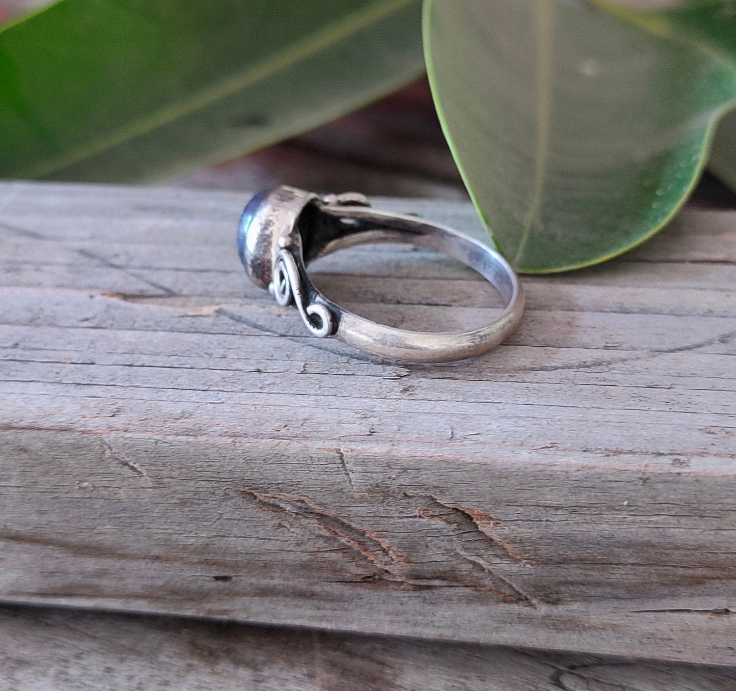 Boho Statement Ring - Lapis Lazuli Sterling Silver Ring - Hand Crafted Bohemian Ring - Bohemian Ring - Lapis Lazuli Ring - Rings - Gift for