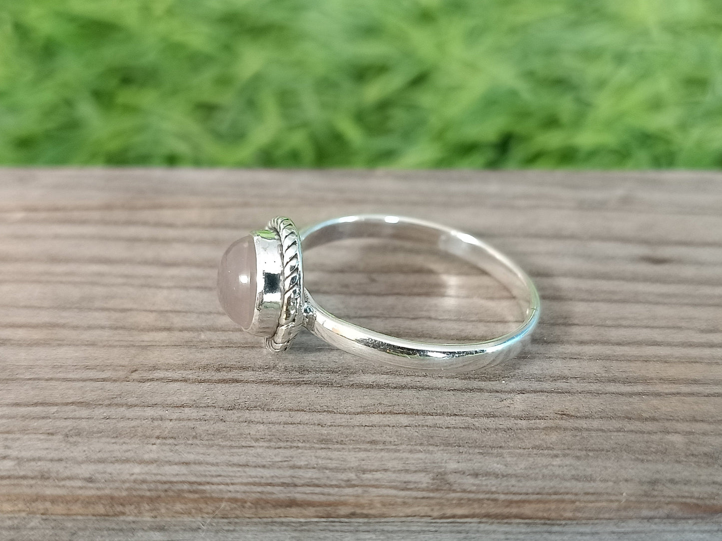 Boho Statement Ring| Rose Quartz Sterling Silver Ring | Hand Crafted Bohemian Ring | Boho Ring | Rose Quartz Ring | Rings for Gift