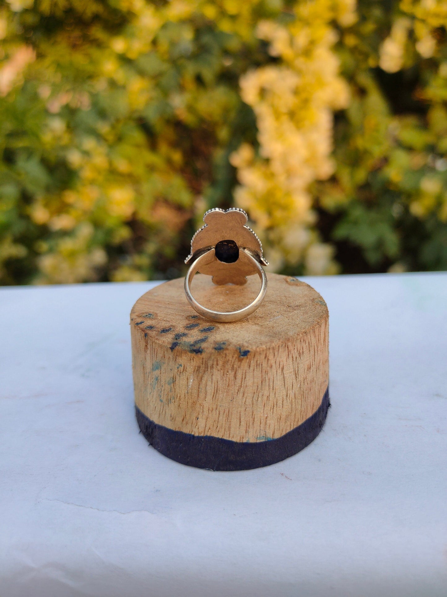 Boho Statement Ring | Lapis Sterling Silver Ring | Hand Crafted Bohemian Ring | Boho Ring | Lapis Ring | Rings for Gift