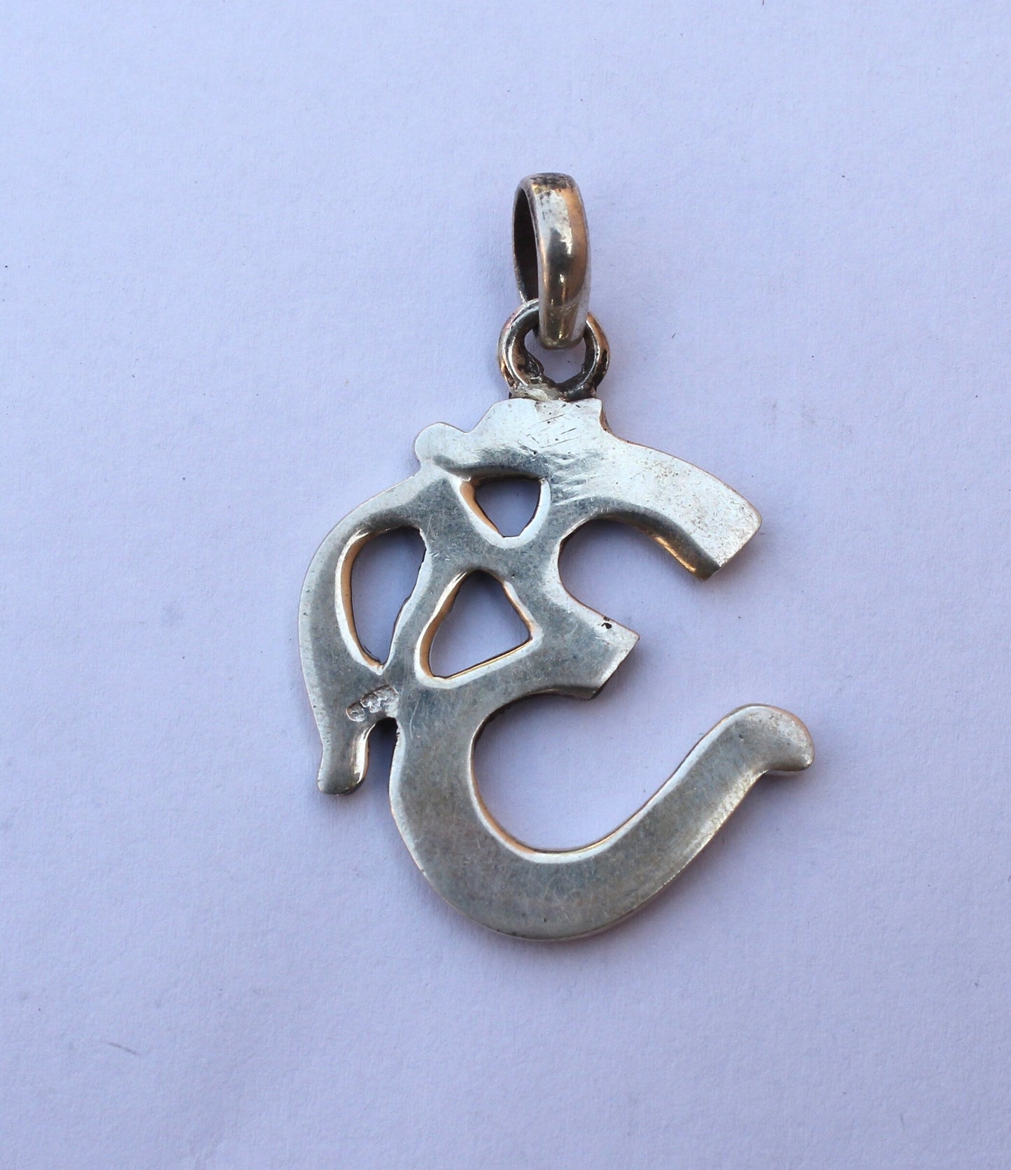 Sterling Silver 925 OM/AUM/OHM Delicate Pendant Chakra Healed Buddha Spiritual Yoga | Gorgeous Handcrafted Pendant | Pendant Gift for Her