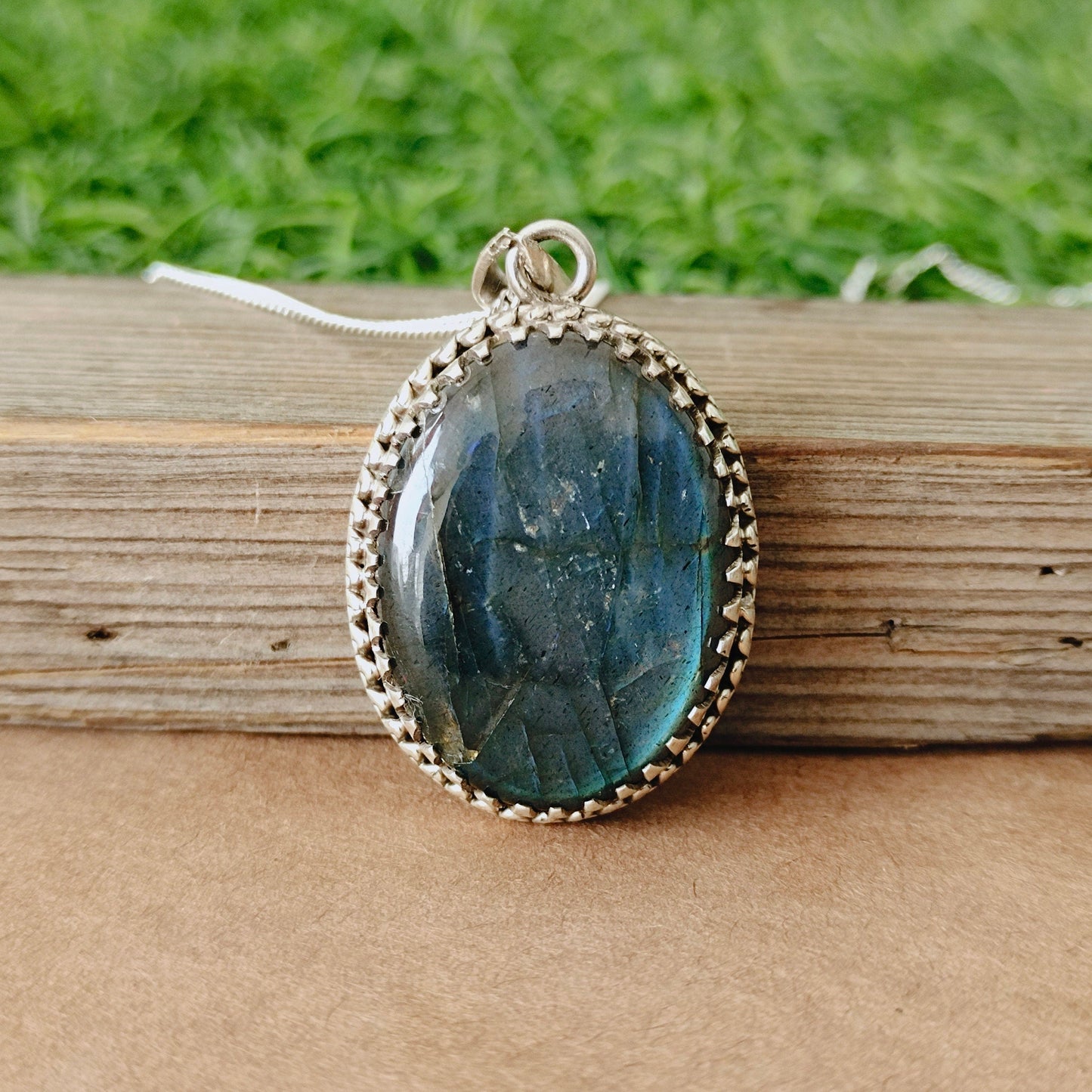 Handmade Labradorite Pendant of Solid 925 Sterling Silver, Beautiful Labradorite Pendant, Boho Pendant Gift for her , Labradorite pendant