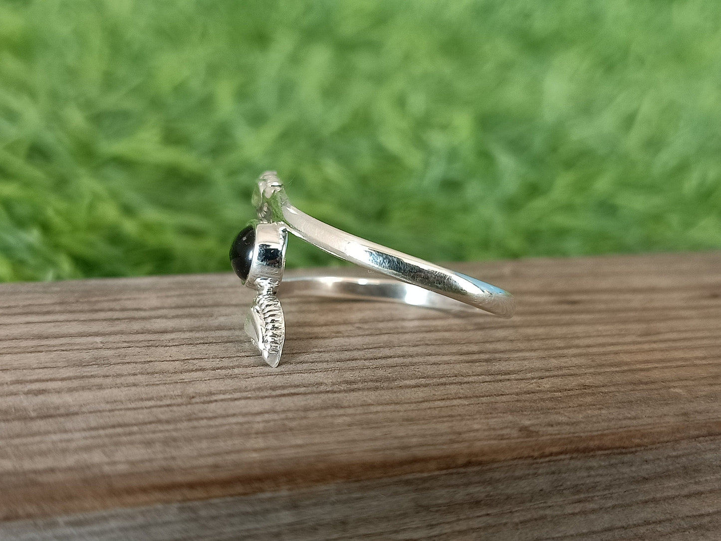 Beautiful Black Onyx Ring - Boho Statement Ring - Black Onyx - Hand Crafted Bohemian Ring -Bohemian Ring Black Onyx Ring -Rings -Gift for