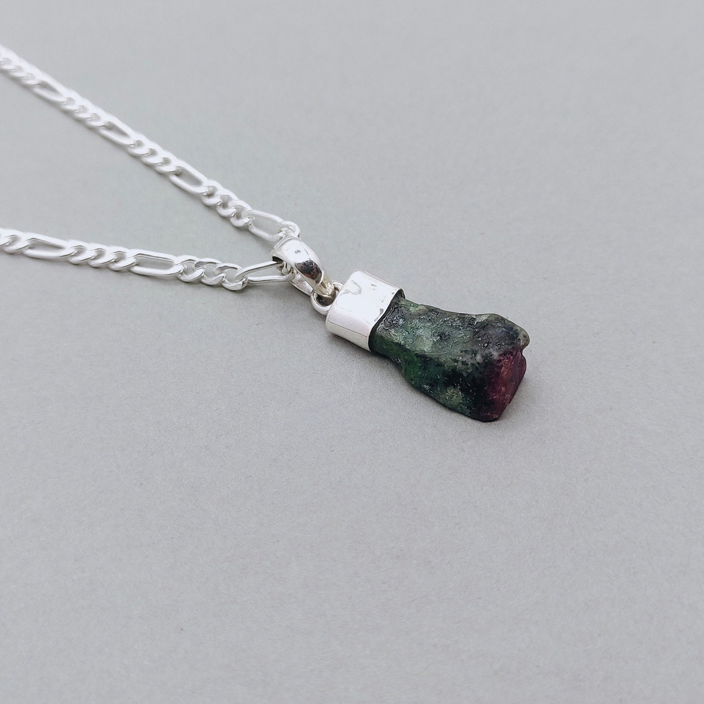 Ruby Fuchsite Pendant in Solid 925-Sterling Silver | Gorgeous Handmade Ruby Fuchsite Pendant | Boho Pendant Gift for Her - Raw gemstone