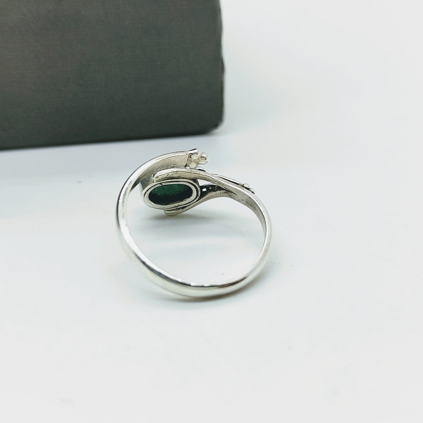 Natural Aventurine Ring- Statement Ring- Sterling Silver Ring - Hand Crafted Bohemian Ring - Bohemian Green stone Ring - Rings - Gift for
