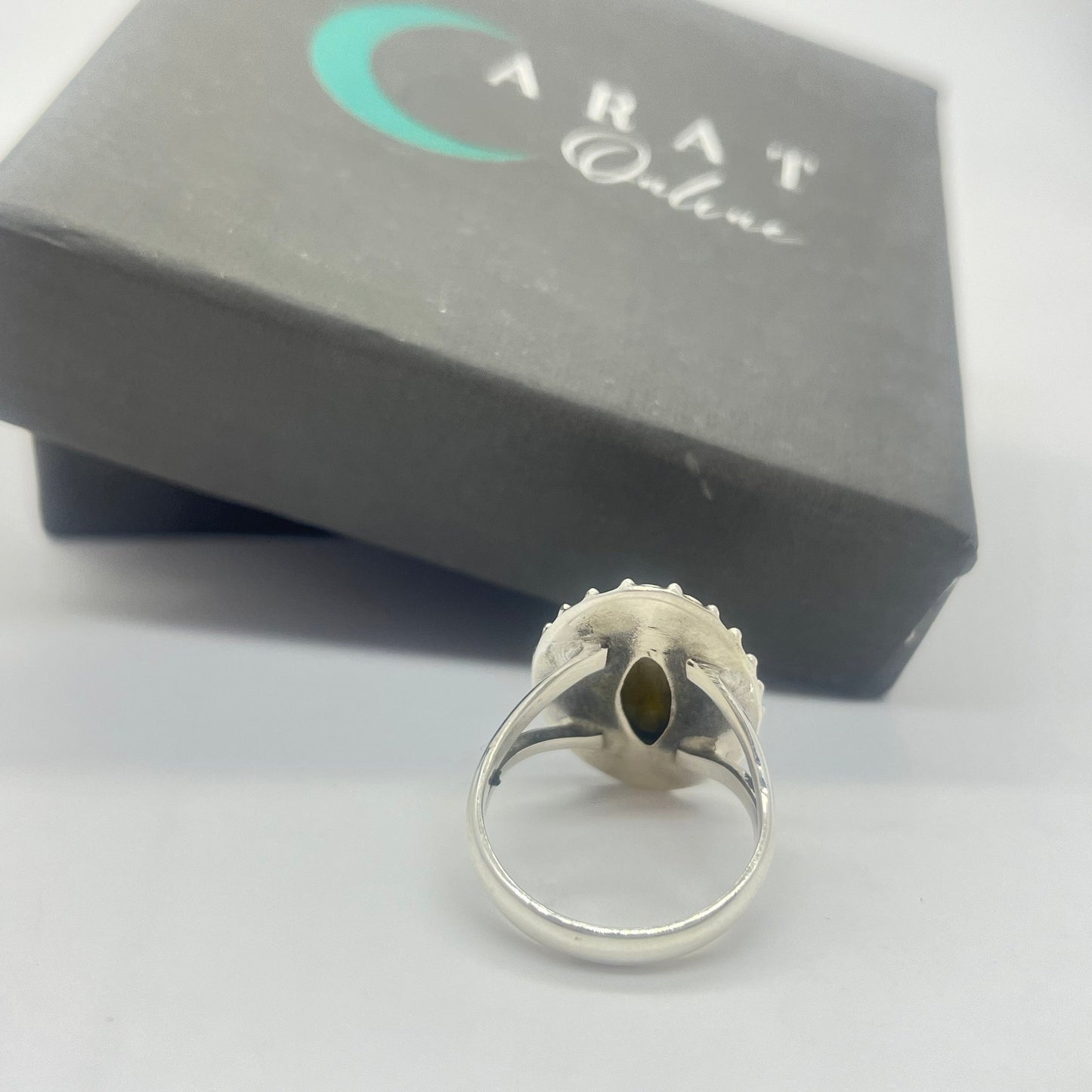 Boho Statement Ring - Labradorite 925 Sterling Silver Ring - Hand Crafted Bohemian Ring - Bohemian Ring - Labradorite Rings - Gift for her