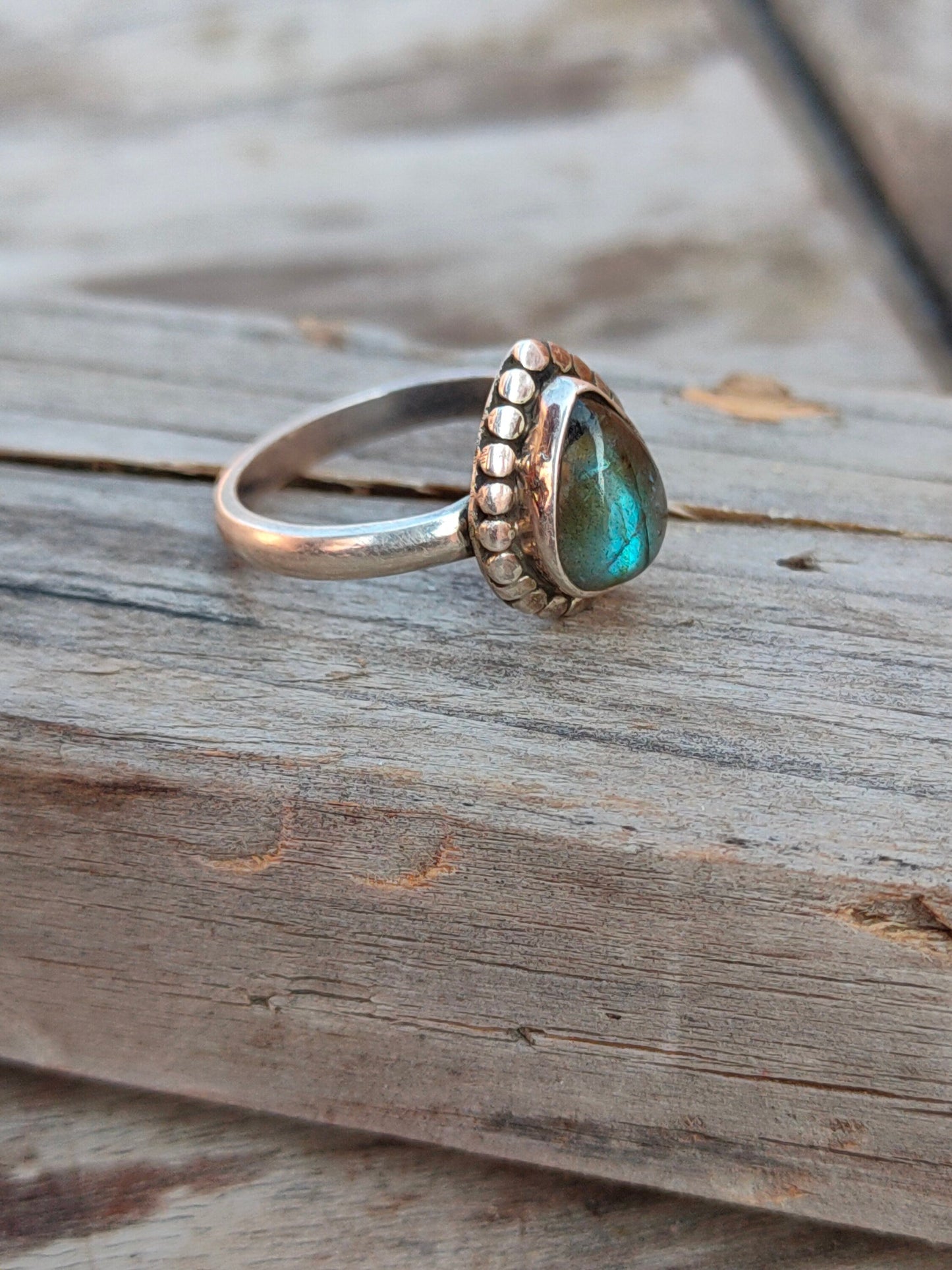 Boho Statement Ring | Labradorite Sterling Silver Ring | Hand Crafted Bohemian Ring | Boho Ring | Labradorite Ring | Rings for Gift