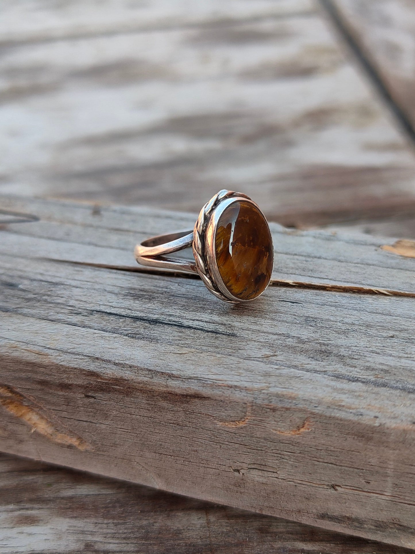 Boho Statement Ring | Tiger Eye Sterling Silver Ring | Hand Crafted Bohemian Ring | Boho Ring | Tiger Eye Ring | Rings for Gift