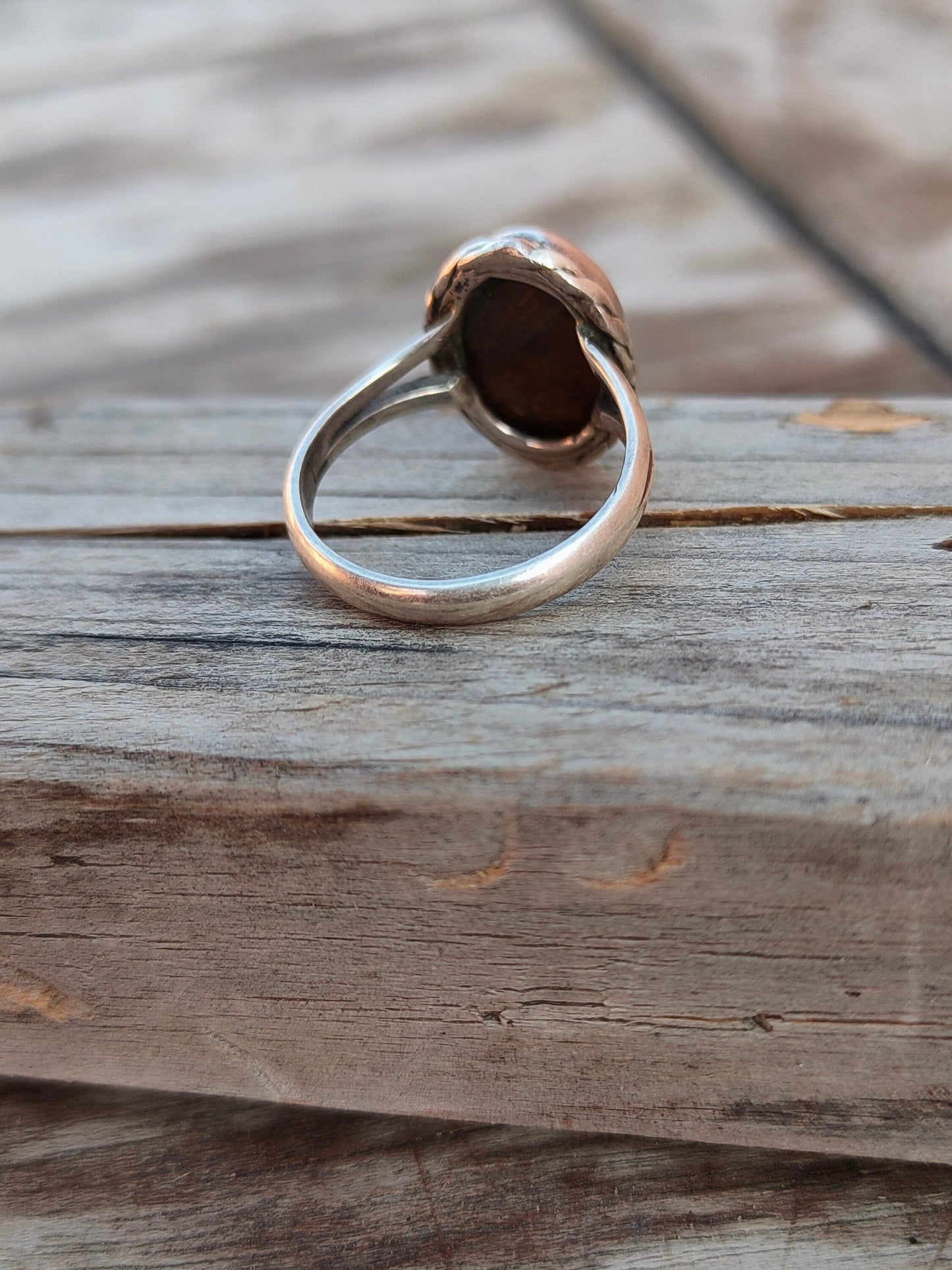 Boho Statement Ring | Tiger Eye Sterling Silver Ring | Hand Crafted Bohemian Ring | Boho Ring | Tiger Eye Ring | Rings for Gift