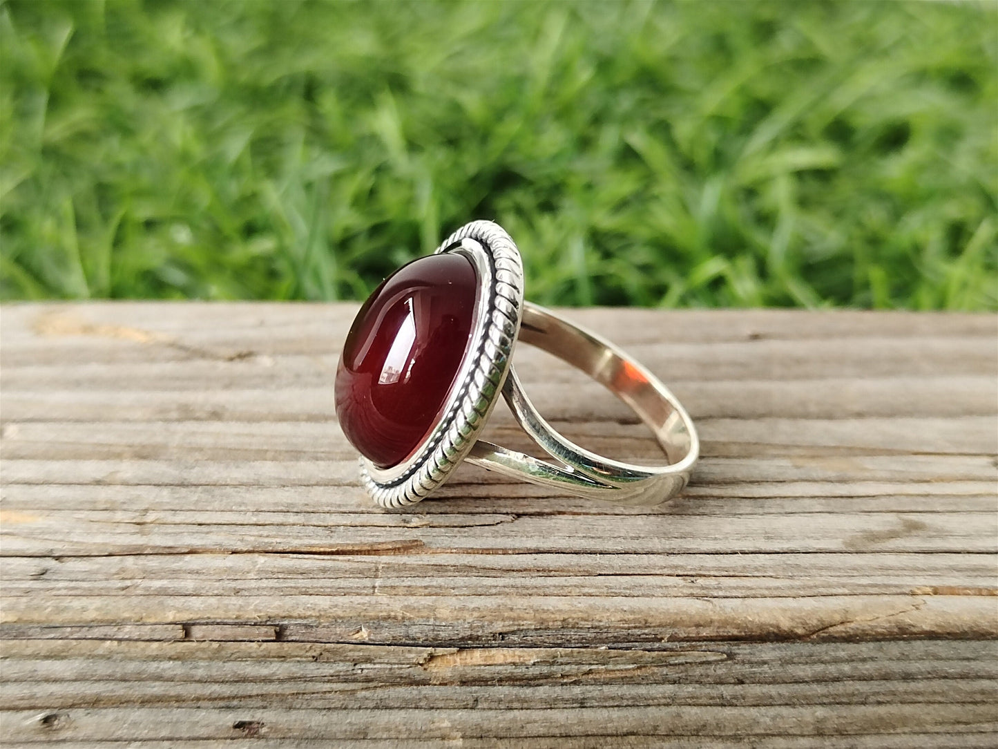 Boho Ring | Red Onyx Sterling Silver Ring | Handmade Ring | Boho Ring | Red Onyx Ring | Boho Jewelry | Rings for Gift