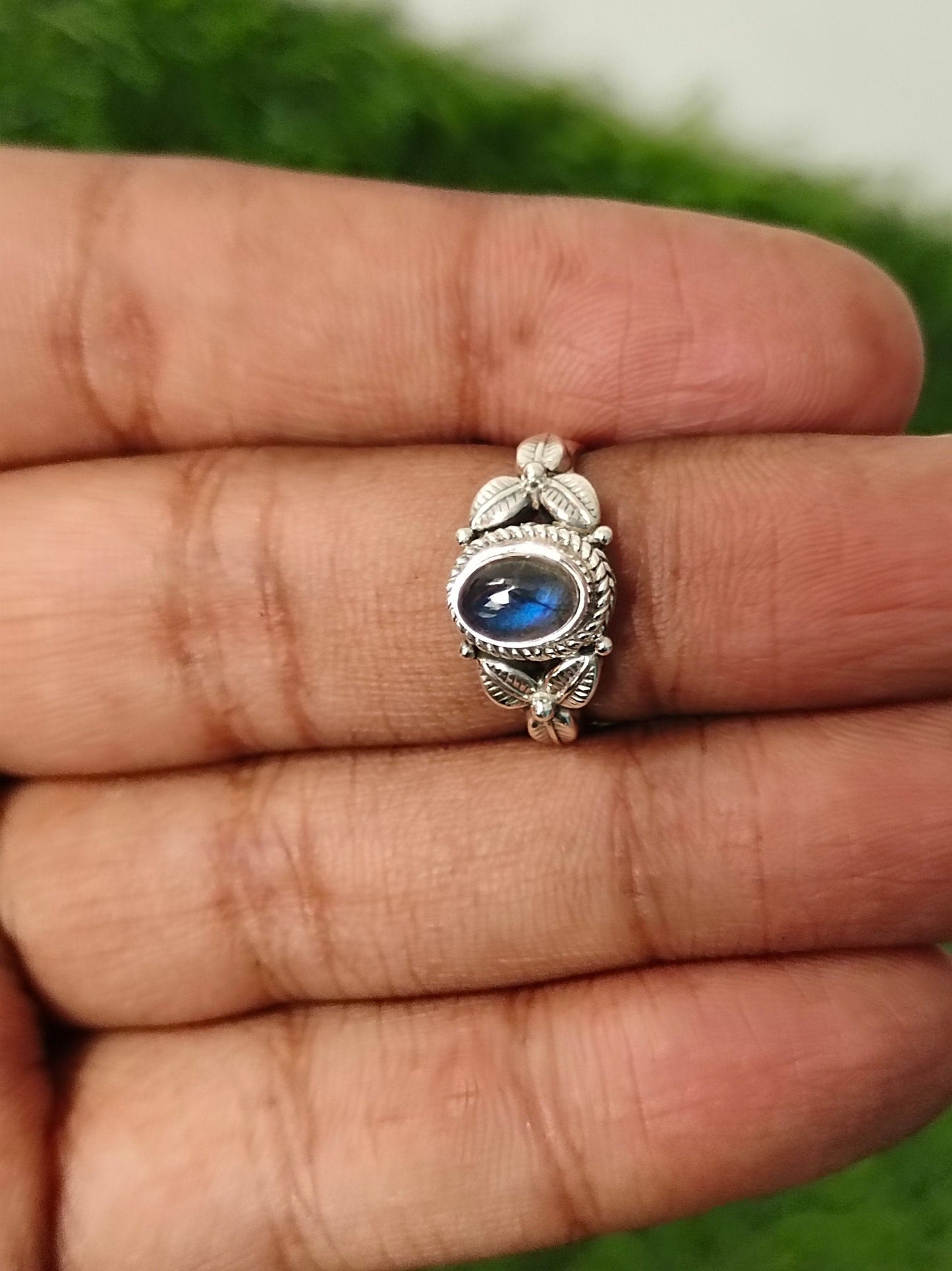 Boho Statement Ring| Labradorite Sterling Silver Ring | Hand Crafted Bohemian Ring | Boho Ring | Labradorite Ring | Rings for Gift
