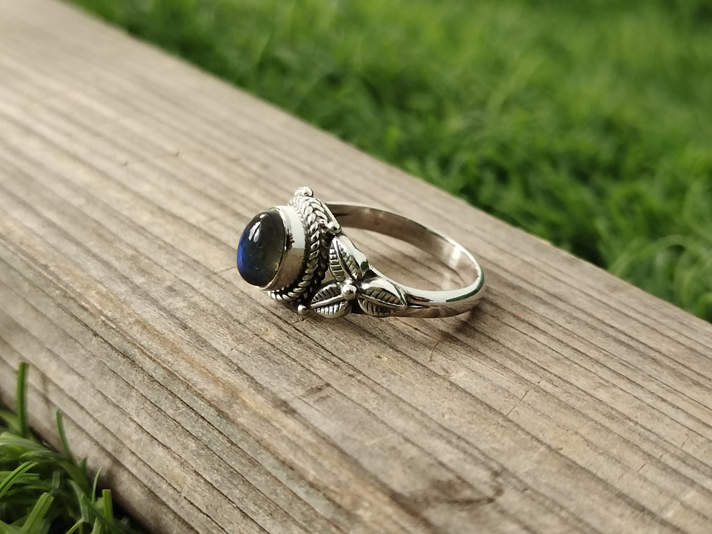 Boho Statement Ring| Labradorite Sterling Silver Ring | Hand Crafted Bohemian Ring | Boho Ring | Labradorite Ring | Rings for Gift