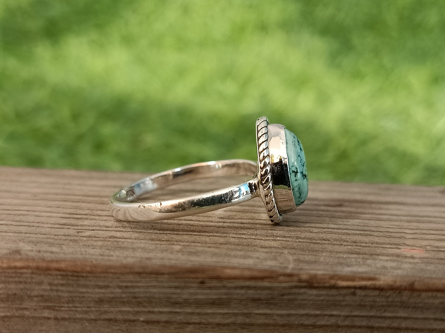 Boho Statement Ring| Turquoise Sterling Silver Ring | Hand Crafted Bohemian Ring | Boho Ring | Turquoise Ring | Rings for Gift