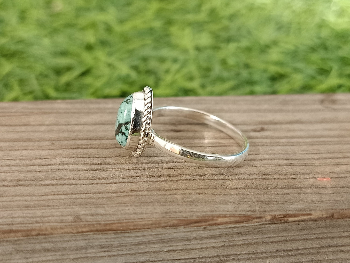 Boho Statement Ring| Turquoise Sterling Silver Ring | Hand Crafted Bohemian Ring | Boho Ring | Turquoise Ring | Rings for Gift