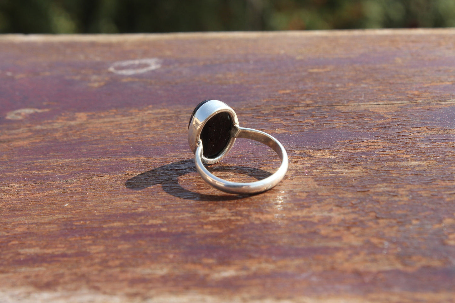 Boho Statement Ring - Black Onyx Stone Sterling Silver Ring - Hand Crafted Bohemian Ring -Bohemian Ring -Black Onyx Ring - Rings - Gift for