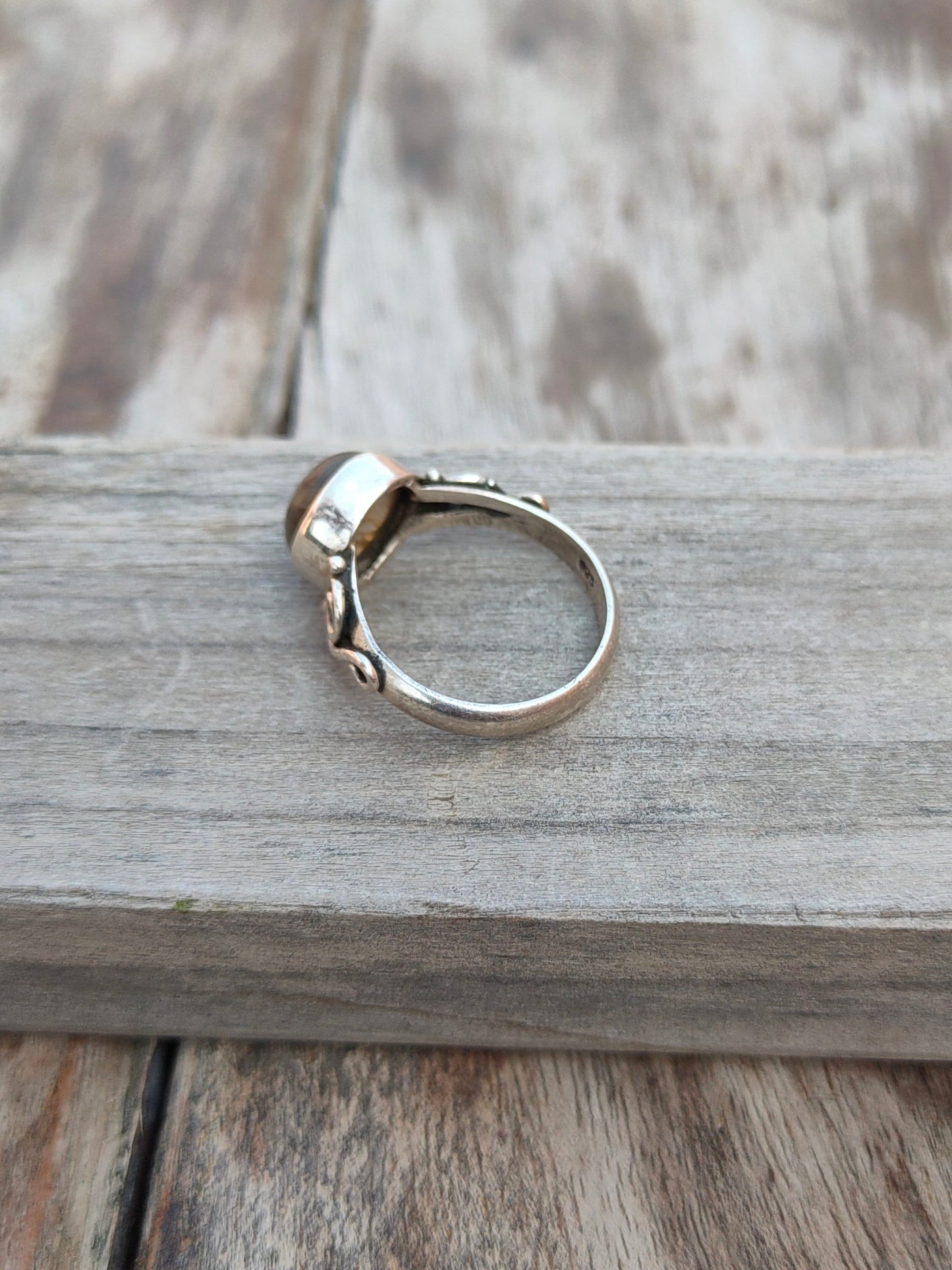 Boho Statement Ring - Labradorite Sterling Silver Ring - Hand Crafted Bohemian Ring-Bohemian Ring - Labradorite- Rings -Gift for