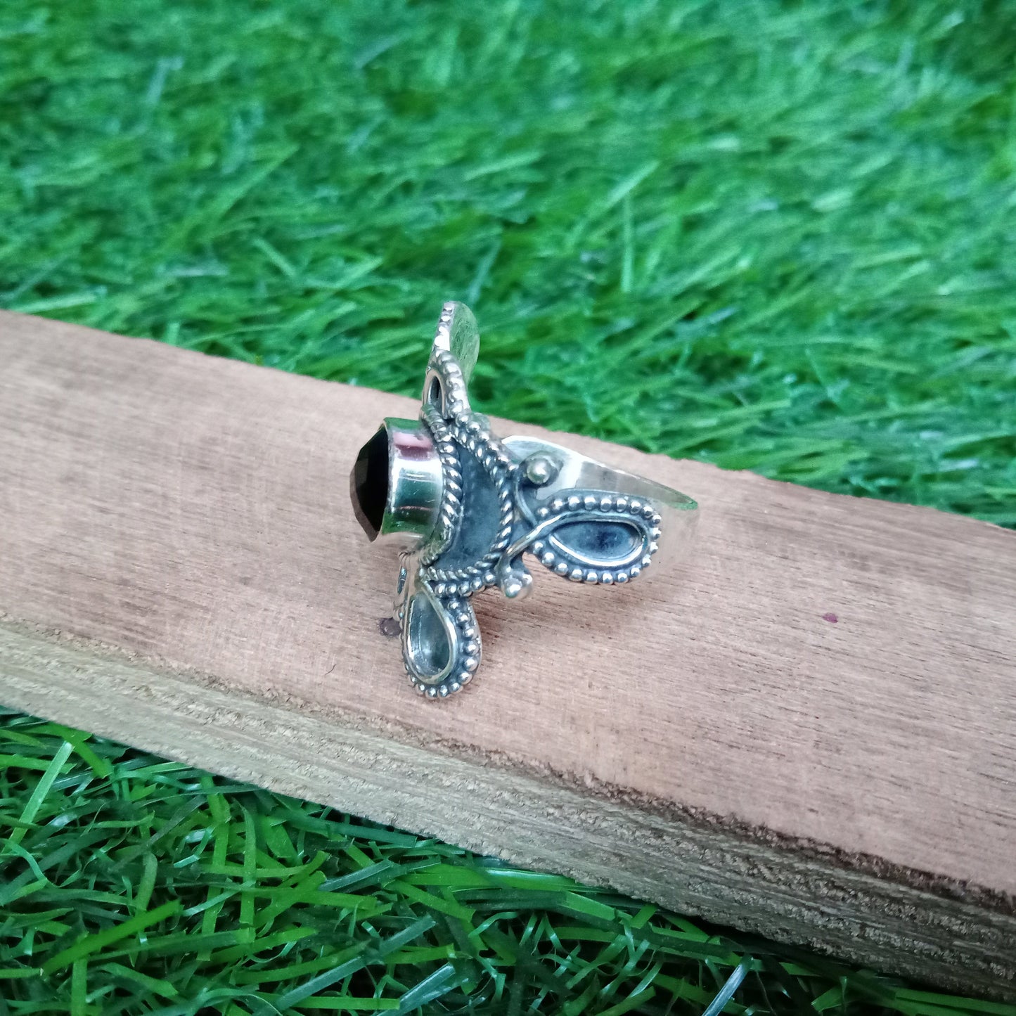 Black Onyx Boho Ring | Black Onyx Sterling Silver Ring | Handmade Ring | Boho Ring | Black Onyx Ring | Boho Jewelry | Rings for Gift