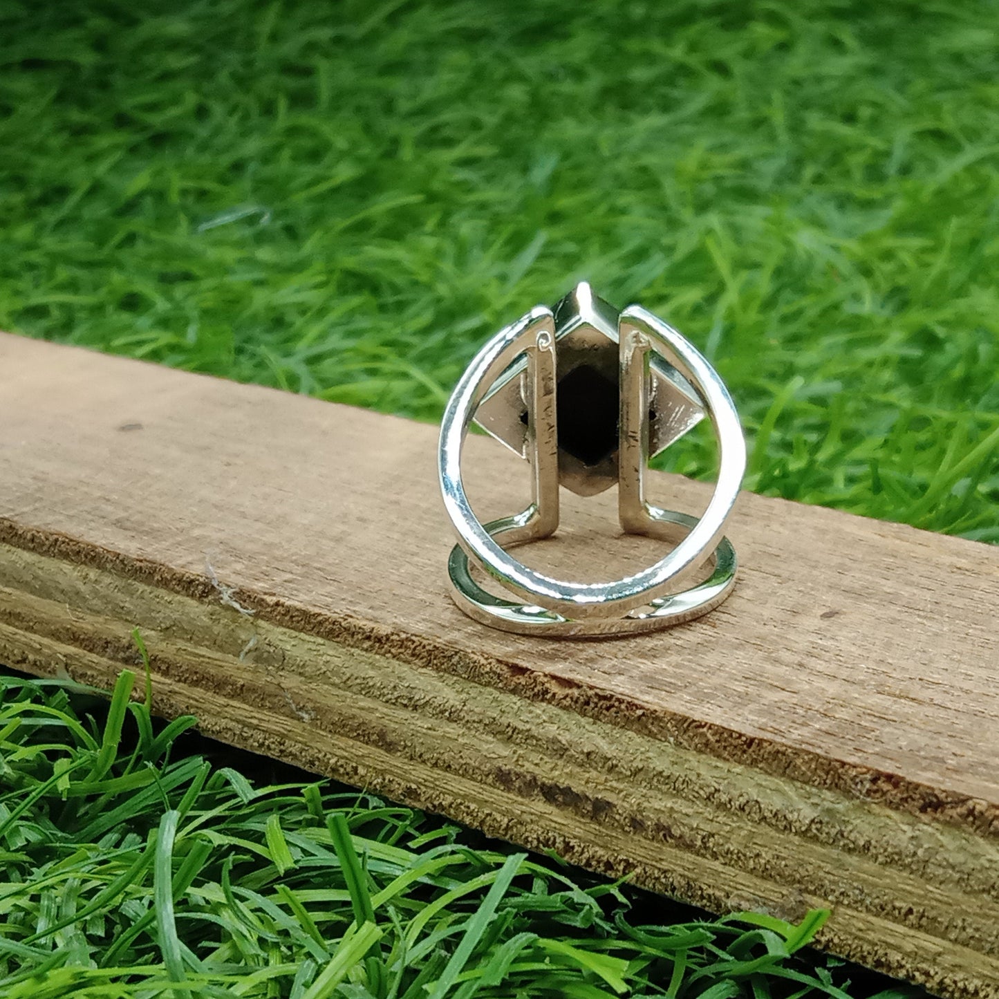 Black Onyx Boho Statement Sterling Silver Ring - Fashion Ring - Beautiful Black Ring - Onyx Ring - Bezel Silver Jewelry - Boho Onyx Ring