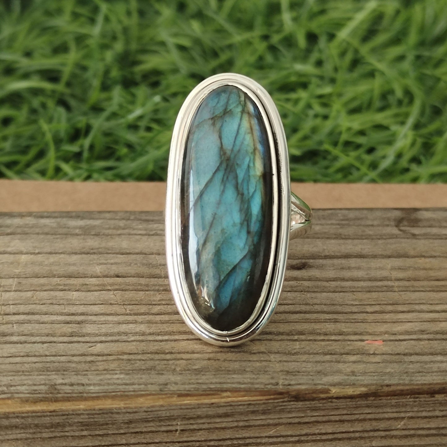 Labradorite silver gemstone ring , Silver boho rings , Handmade silver rings , 925 silver ring,Labradorite silver rings ,birthday gift ring