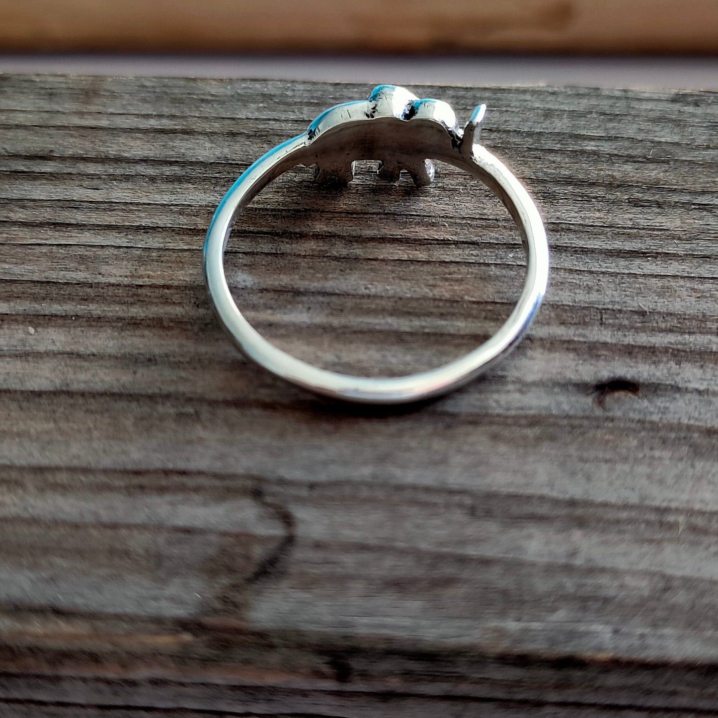 Elephant sterling silver ring , handmade silver ring , stacking silver ring , charm silver ring , handcrafted boho ring , silver ring ,ring