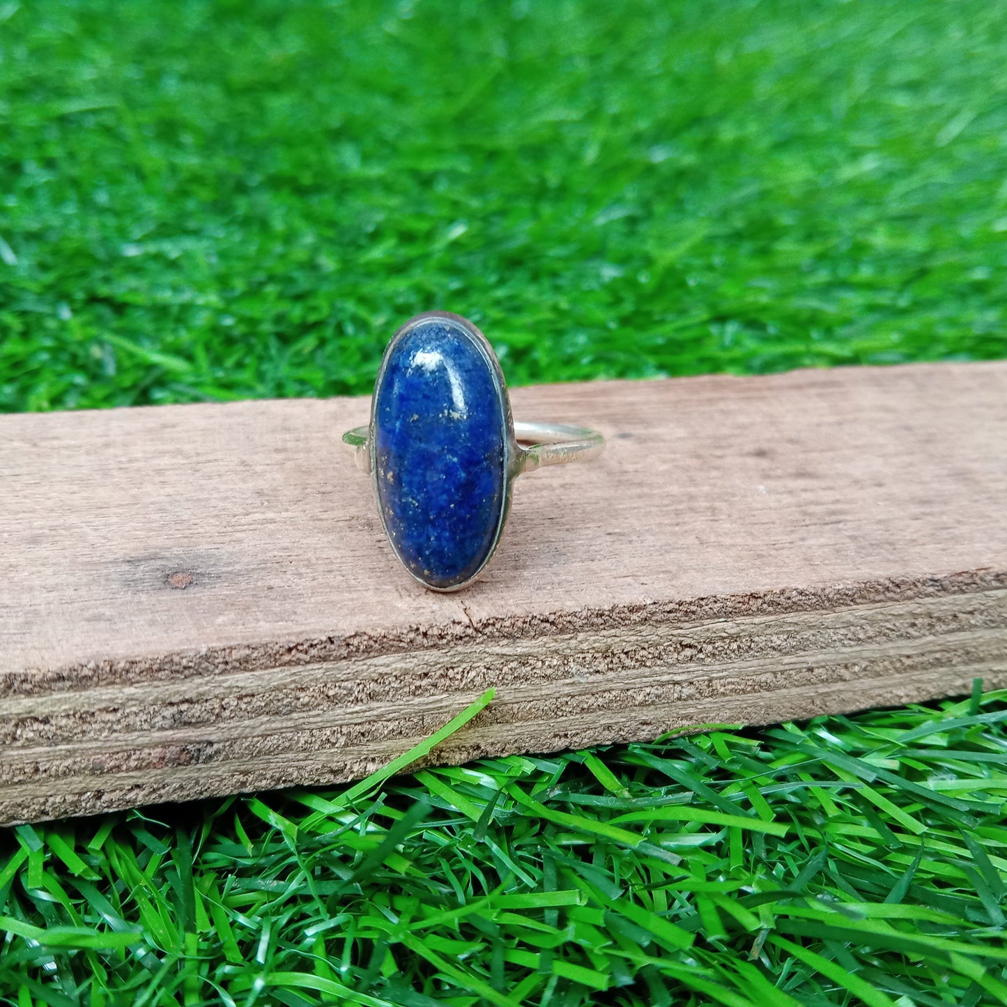 Lapis Lazuli Sterling Silver Ring - Boho Statement Ring - Hand Crafted Bohemian Ring - Bohemian Ring - Lapis Lazuli Ring - Rings - Gift