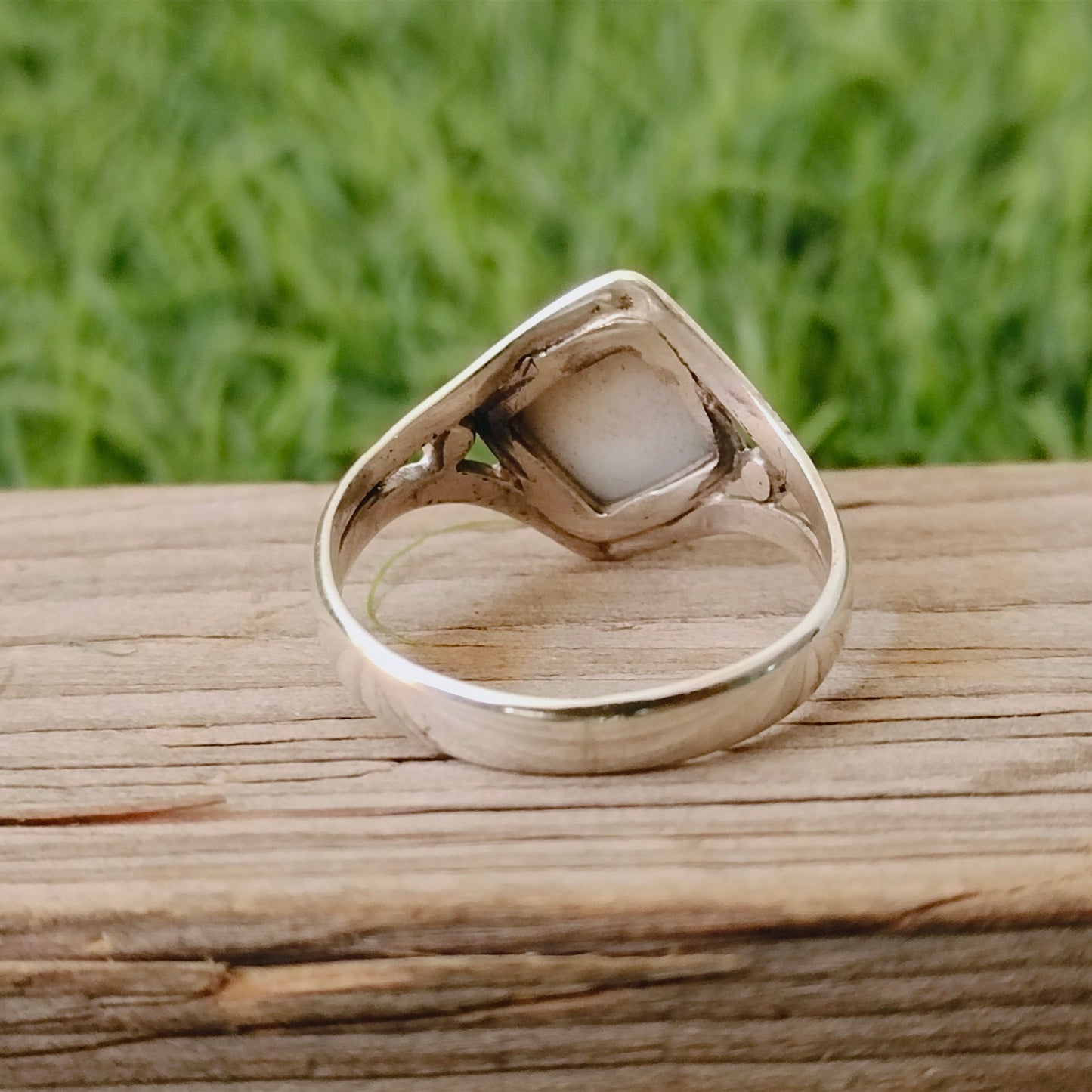 Boho Statement Ring | Pearl Sterling Silver Ring | Handmade Bohemian Ring | Boho Ring | Pearl Ring | Bezel Jewelry | Rings for Gift gift for