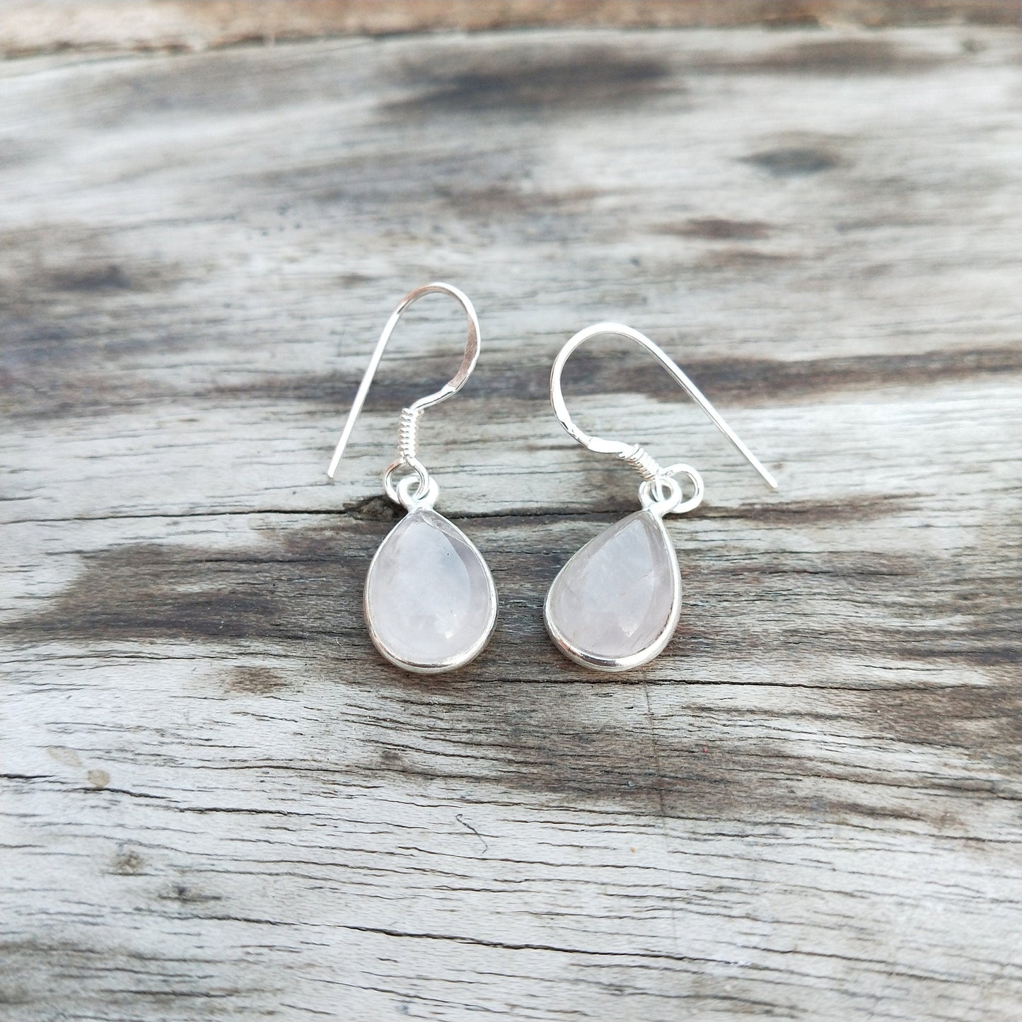 Rainbow Moonstone 925 Sterling Silver Handmade Earring Rainbow Moonstone Oval Shape Silver Earrings Boho Earrings Gift for Her
